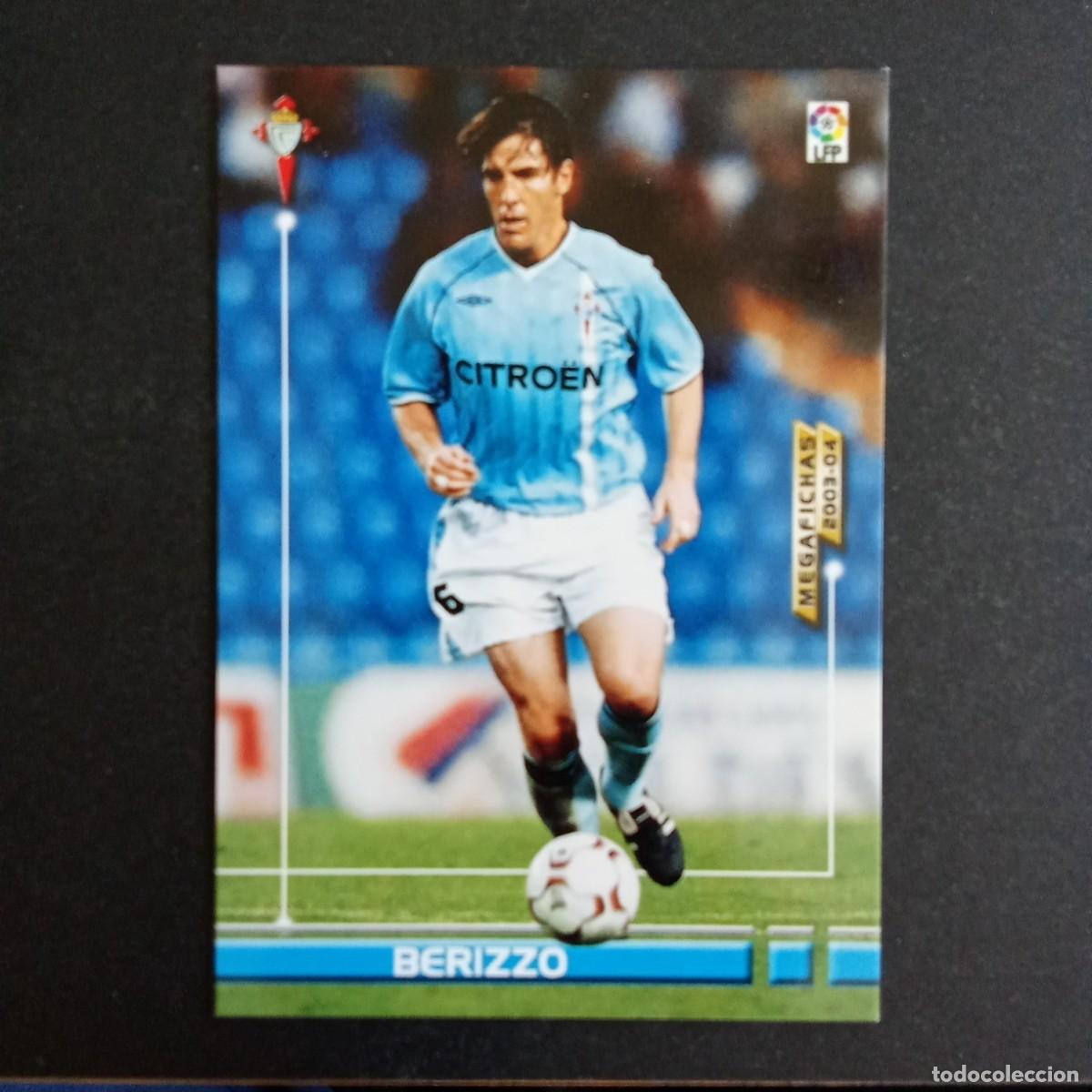 Cromos de f&uacute;tbol: 96 BERIZZO CELTA LIGA 2003 2004 03 04 MEGAFICHAS PANINI