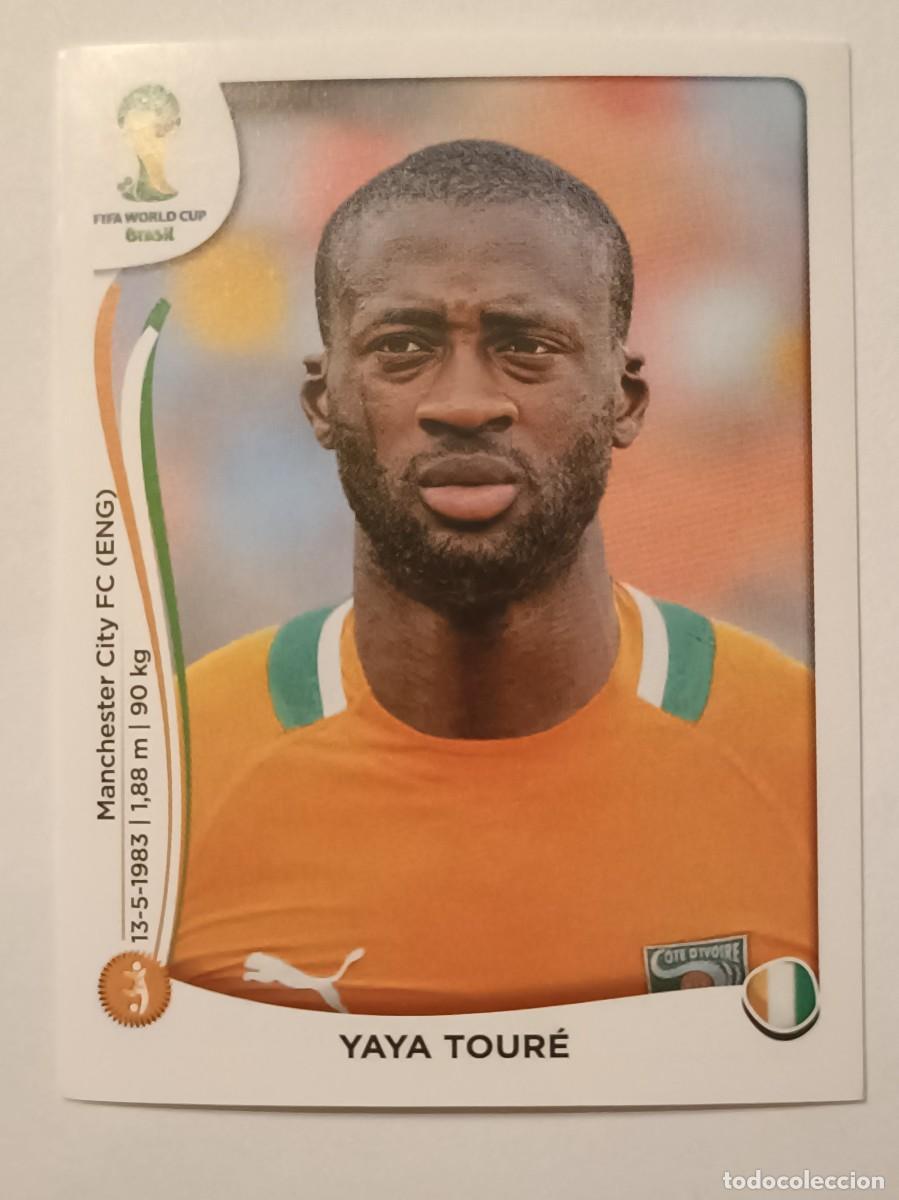 Cromos de f&uacute;tbol: #231 YAYA TOURE (COSTA DE MARFIL) MUNDIAL BRASIL 2014 PANINI