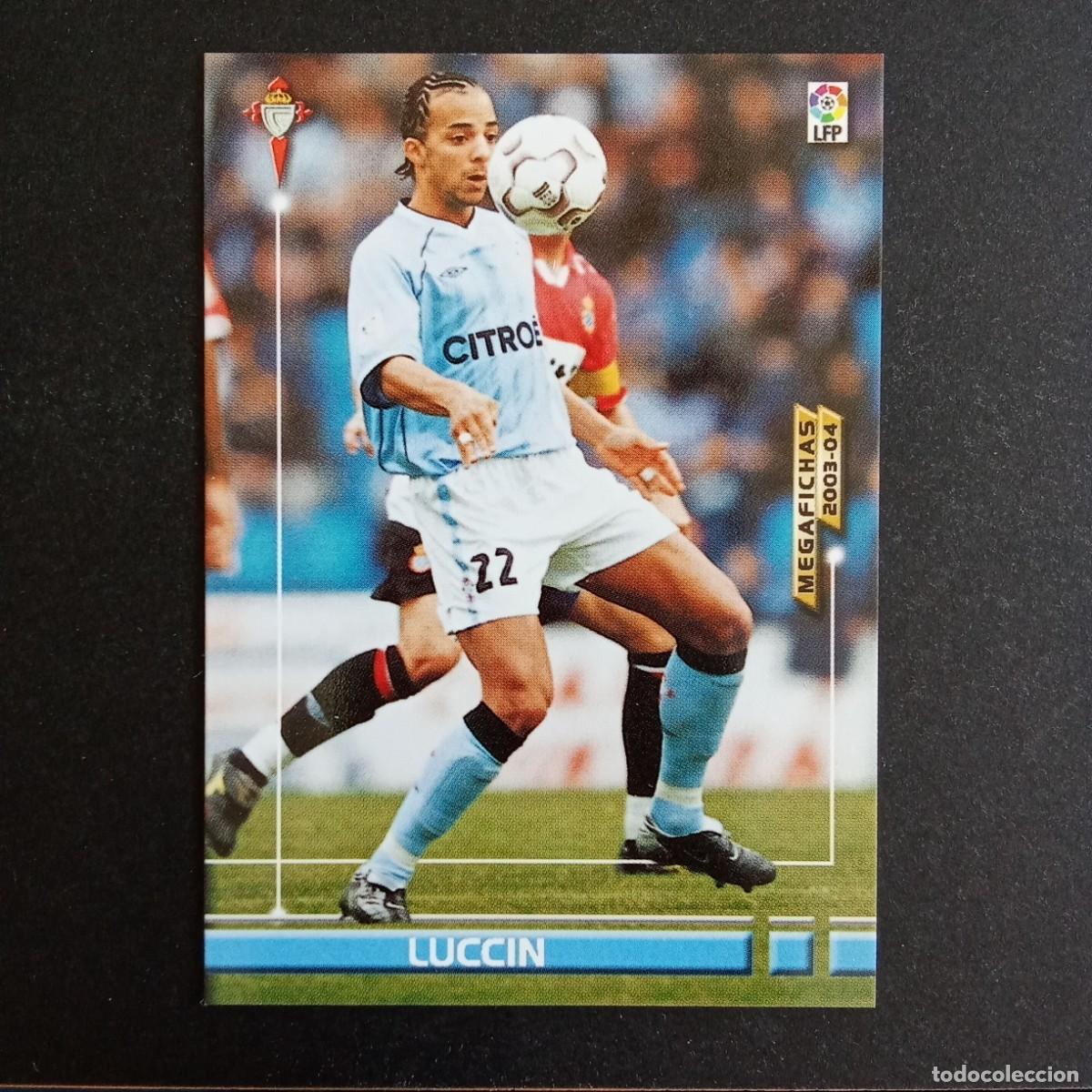 Cromos de f&uacute;tbol: 100 LUCCIN CELTA LIGA 2003 2004 03 04 MEGAFICHAS PANINI