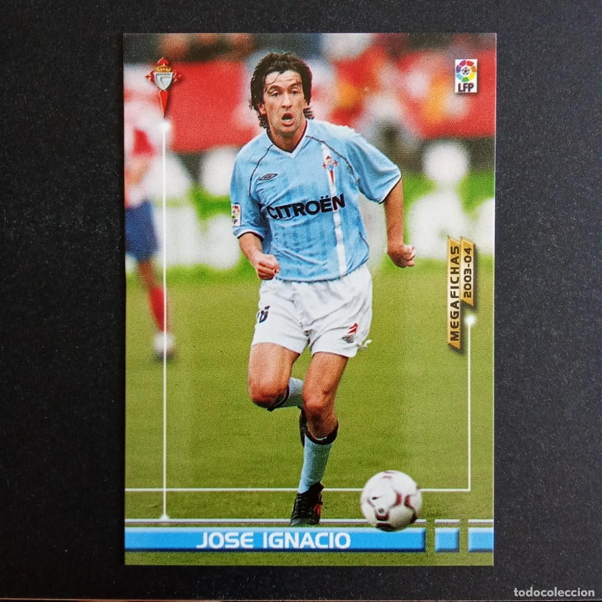 Cromos de f&uacute;tbol: 102 JOSE IGNACIO CELTA LIGA 2003 2004 03 04 MEGAFICHAS PANINI