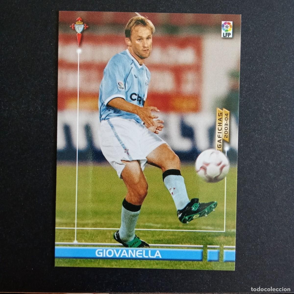 Cromos de f&uacute;tbol: 103 GIOVANELLA CELTA LIGA 2003 2004 03 04 MEGAFICHAS PANINI
