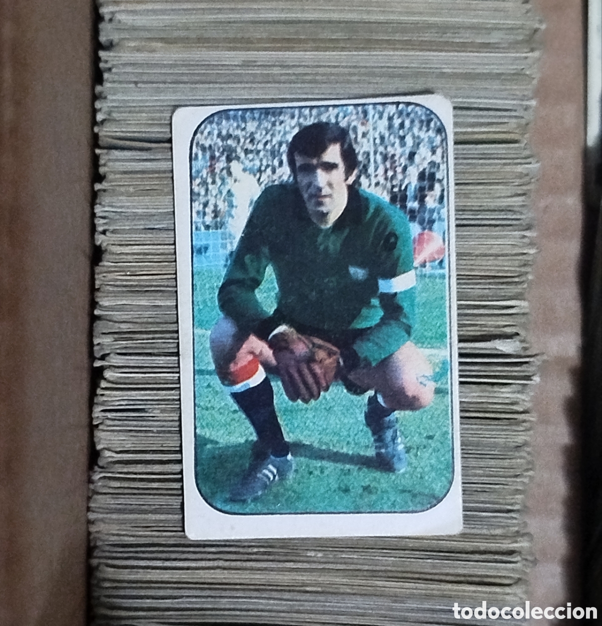Cromos de f&uacute;tbol: SIN PEGAR IRIBAR ATHLETIC CLUB DE BILBAO 76 77 1976 1977 ESTE CROMO NUNCA PEGADO