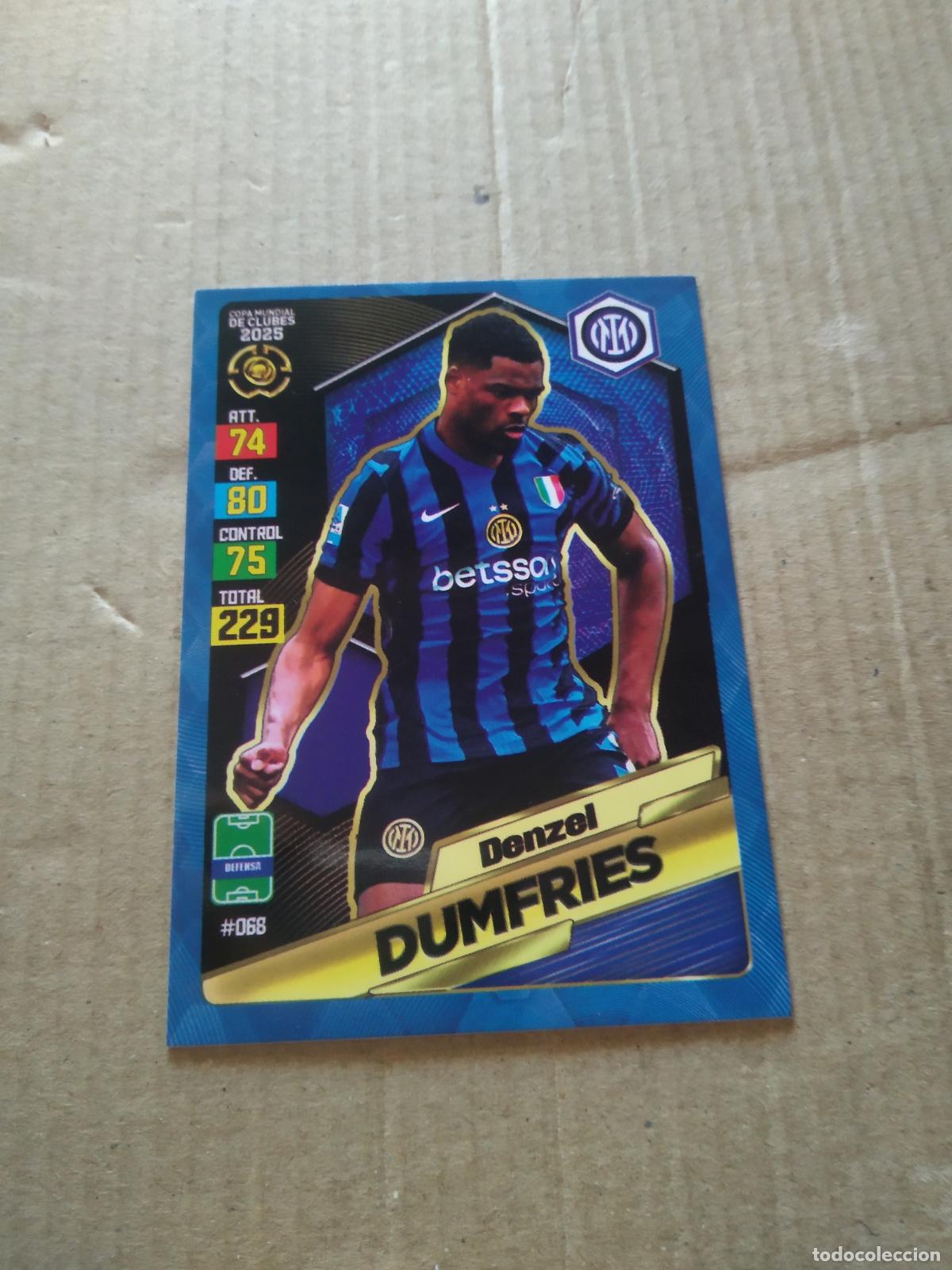 Cromos de f&uacute;tbol: 68 DENZEL DUMFRIES INTER MILAN CROMO FUTBOL GOL PUBLICACIONES MUNDIAL DE CLUBES 2025