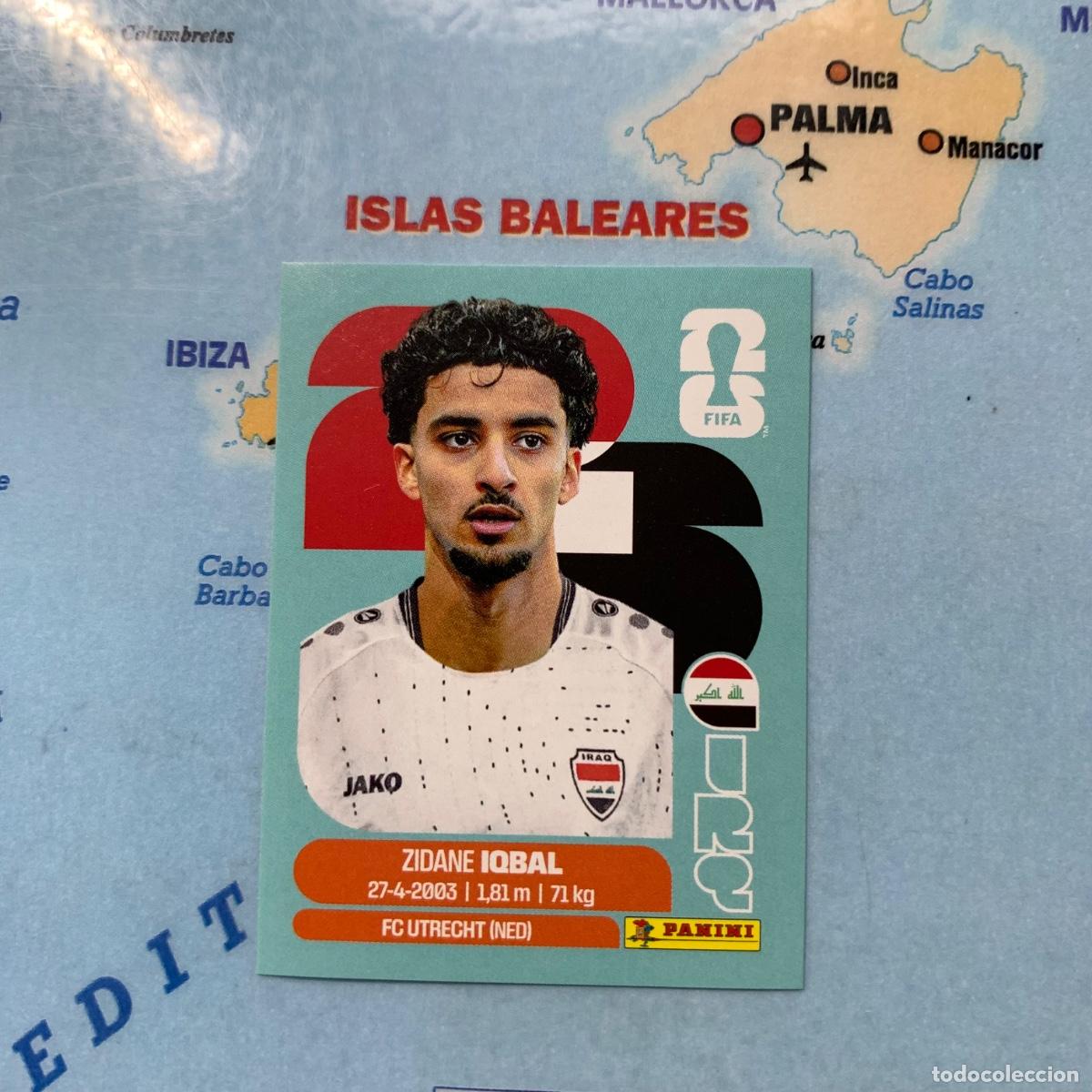 Cromos de f&uacute;tbol: Irak n&uacute;mero 9 cromo panini Mundial Fifa World Cup 2026