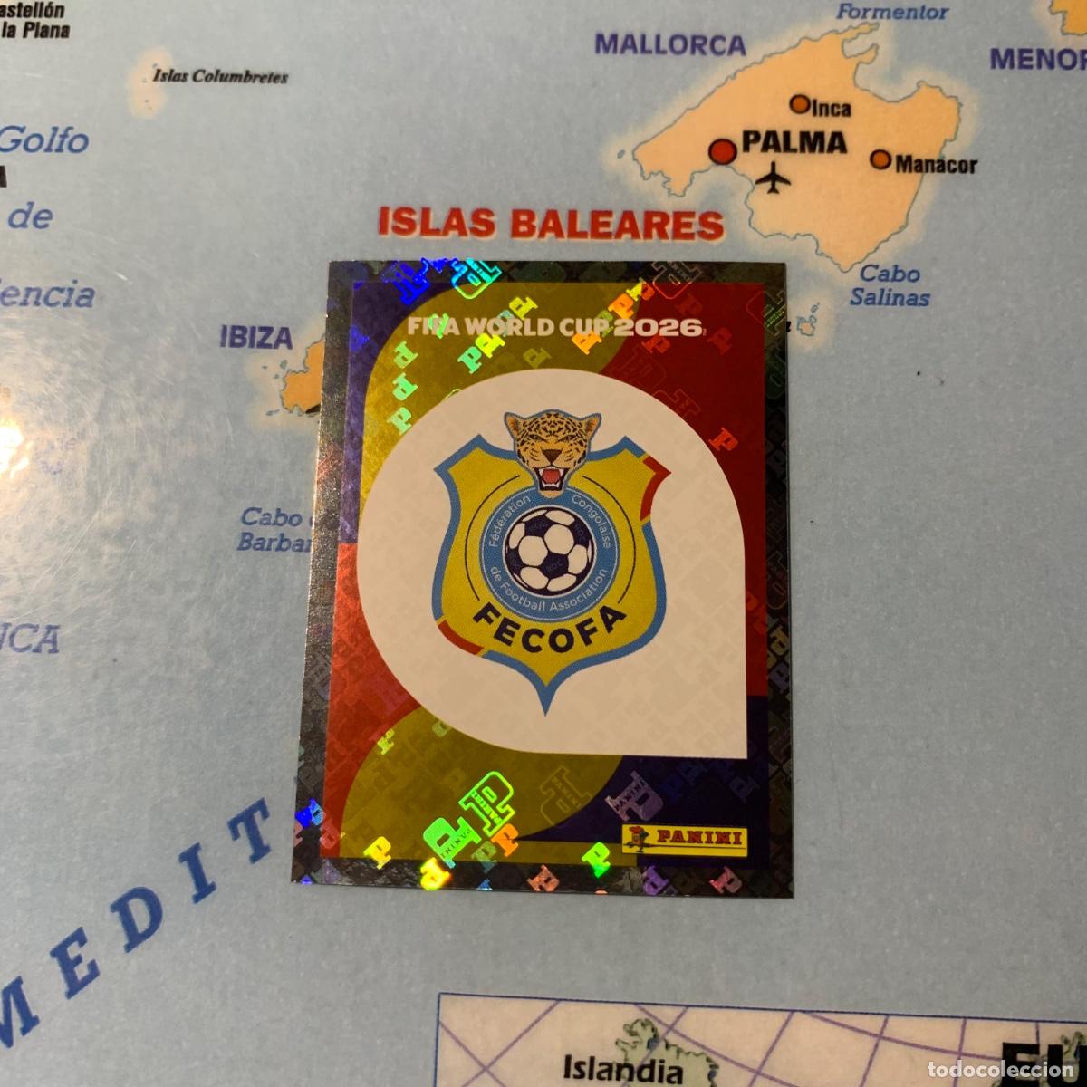 Cromos de f&uacute;tbol: Congo n&uacute;mero 1 cromo panini Mundial Fifa World Cup 2026