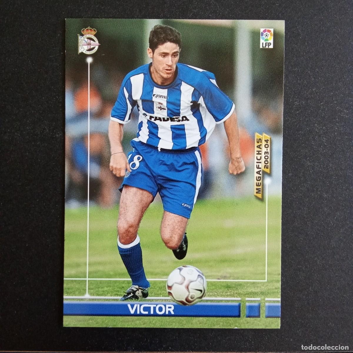 Cartes &agrave; collectionner de Football: 121 VICTOR DEPORTIVO CORU&Ntilde;A LIGA 2003 2004 03 04 MEGAFICHAS PANINI