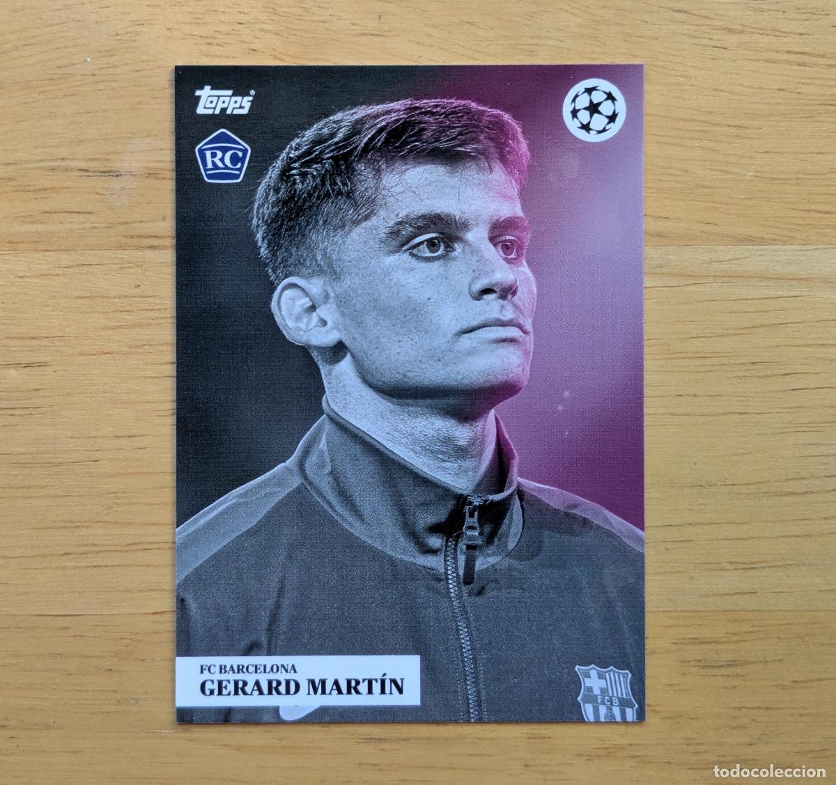 Cromos de f&uacute;tbol: TOPPS SIMPLICIDAD UCC 2024-2025 - GERARD MARTIN - FC BARCELONA - ROOKIE - PORTRAIT