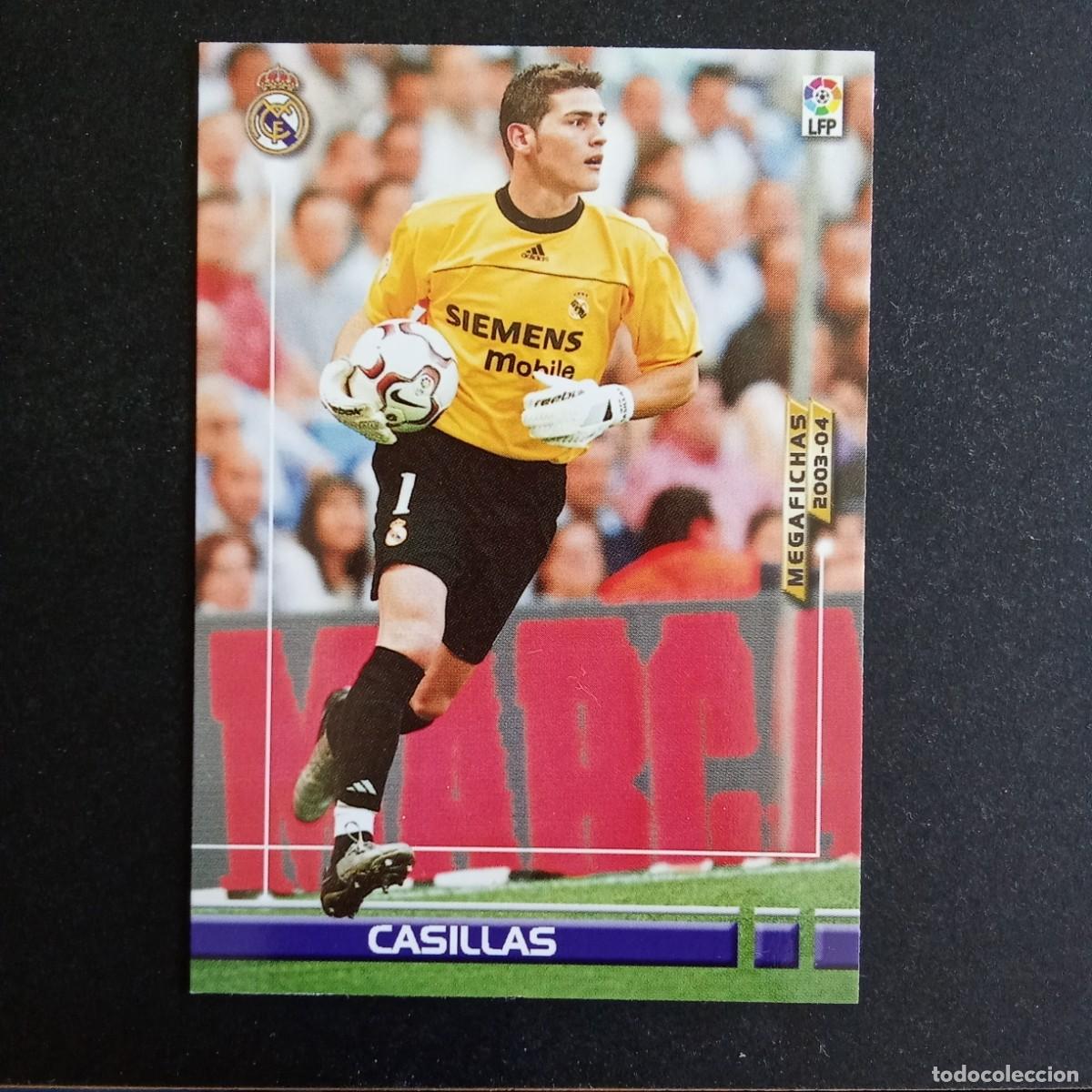 Football Stickers: 146 CASILLAS REAL MADRID LIGA 2003 2004 03 04 MEGAFICHAS PANINI