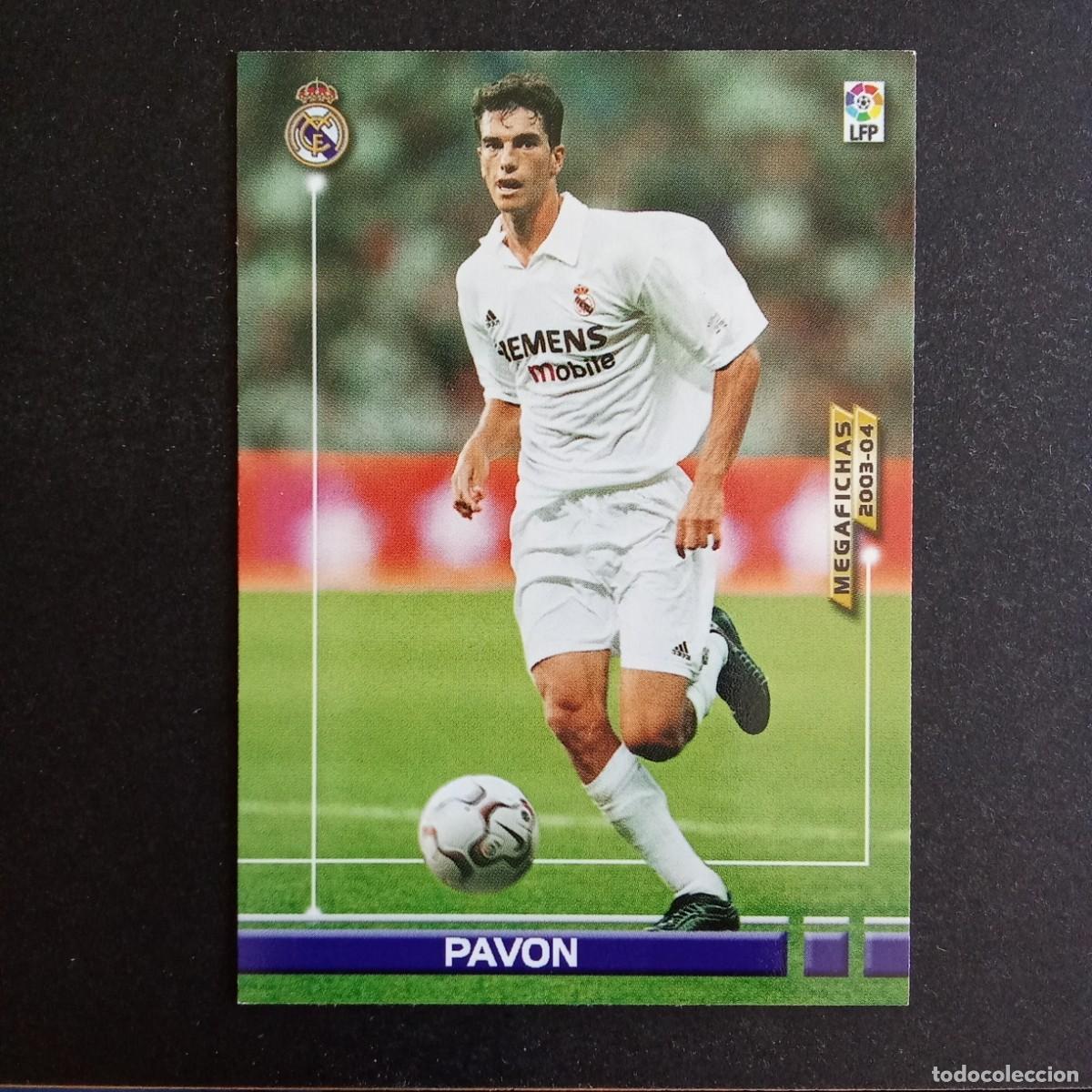 Football Stickers: 149 PAVON REAL MADRID LIGA 2003 2004 03 04 MEGAFICHAS PANINI