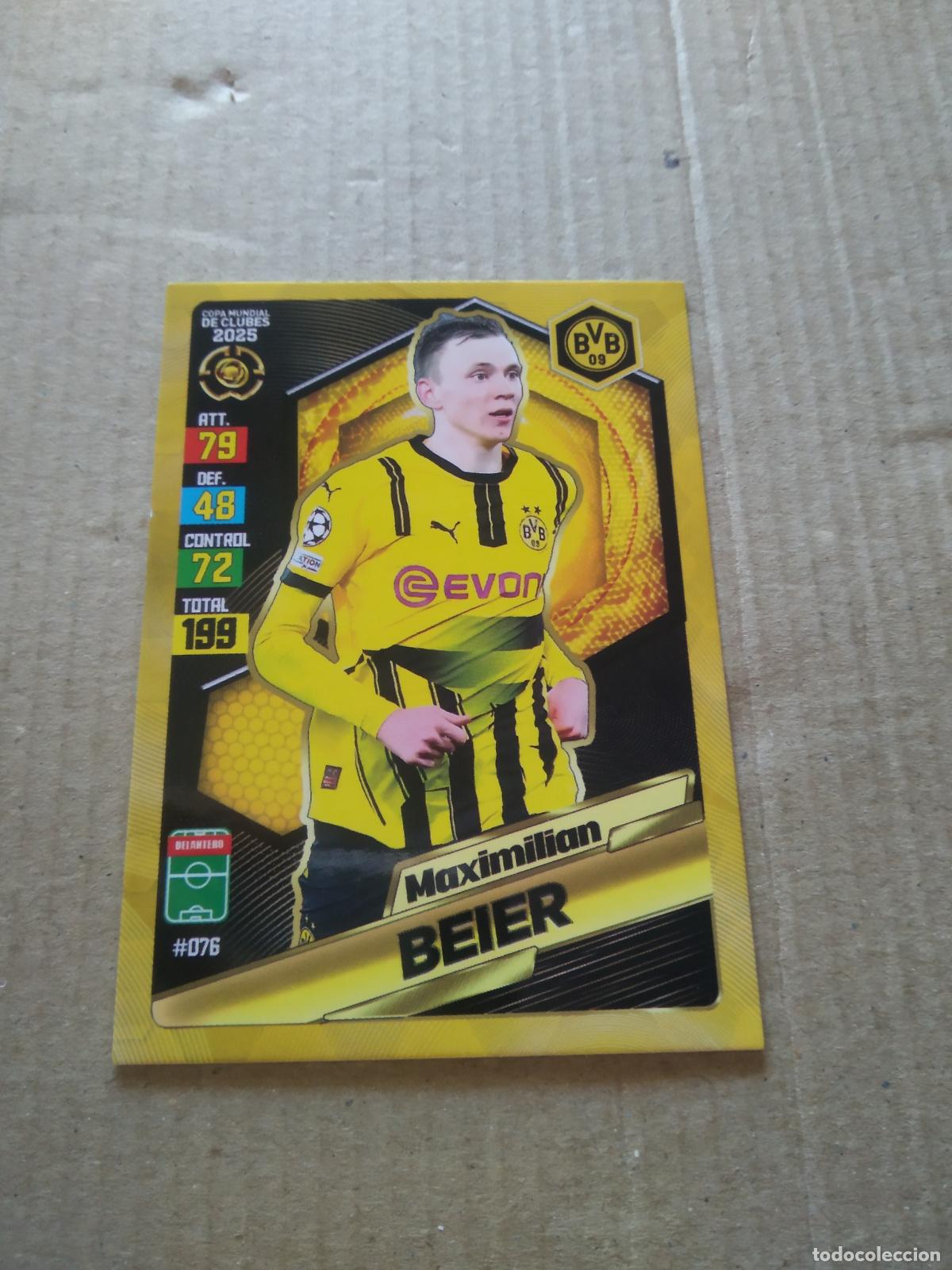 Cromos de f&uacute;tbol: 76 MAXIMILIAN BEIER BORUSSIA DORTMUND CROMO FUTBOL GOL PUBLICACIONES MUNDIAL DE CLUBES 2025