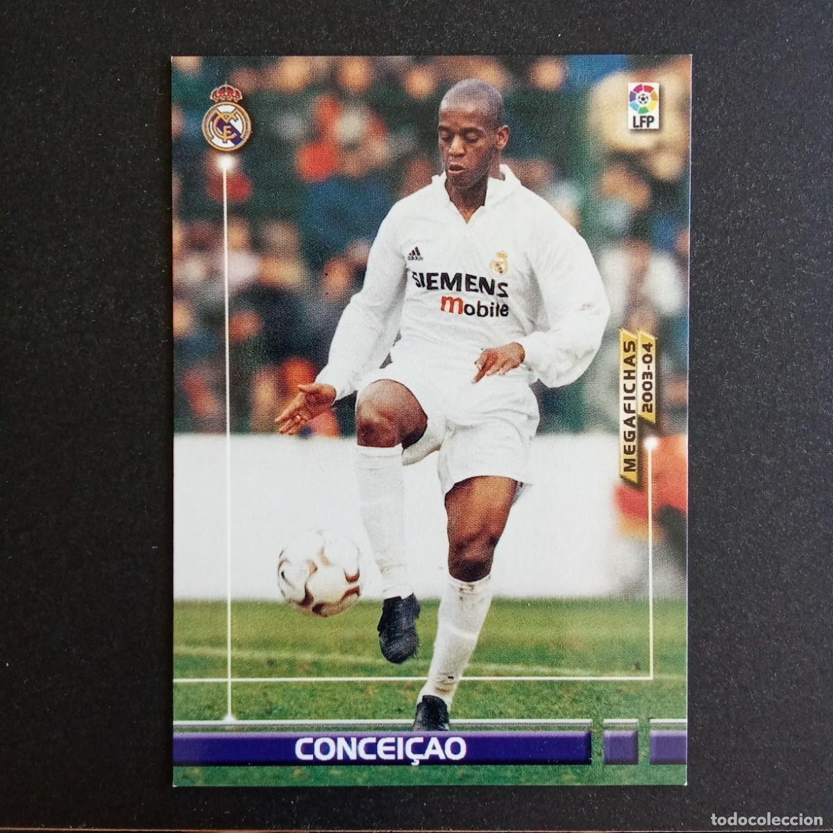 Cromos de f&uacute;tbol: 154 CONCEI&Ccedil;AO REAL MADRID LIGA 2003 2004 03 04 MEGAFICHAS PANINI