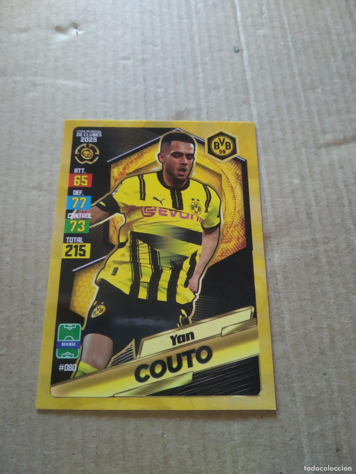 Cromos de f&uacute;tbol: 80 YAN COUTO BORUSSIA DORTMUND CROMO FUTBOL GOL PUBLICACIONES MUNDIAL DE CLUBES 2025