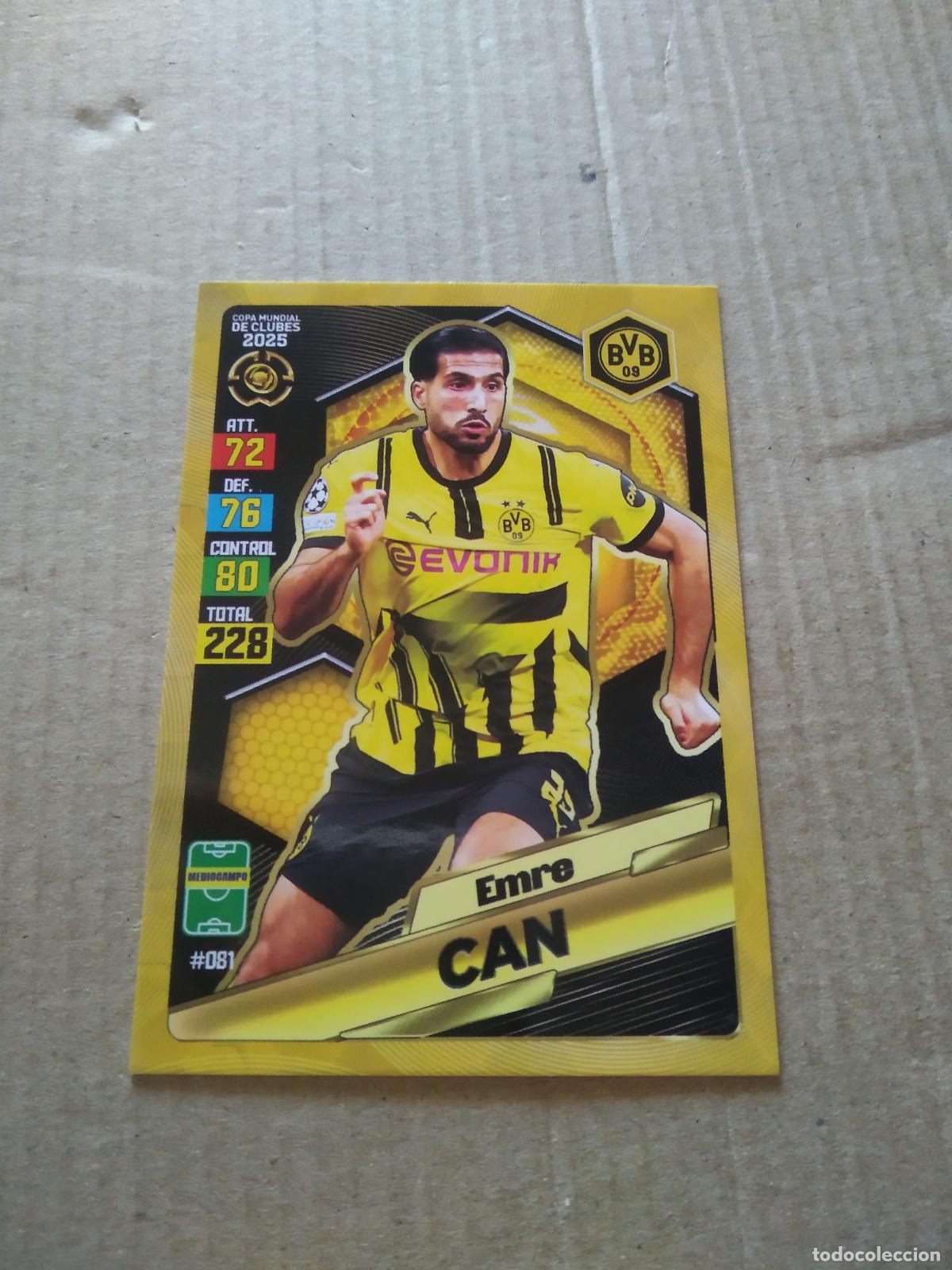 Cromos de f&uacute;tbol: 81 EMRE CAN BORUSSIA DORTMUND CROMO FUTBOL GOL PUBLICACIONES MUNDIAL DE CLUBES 2025