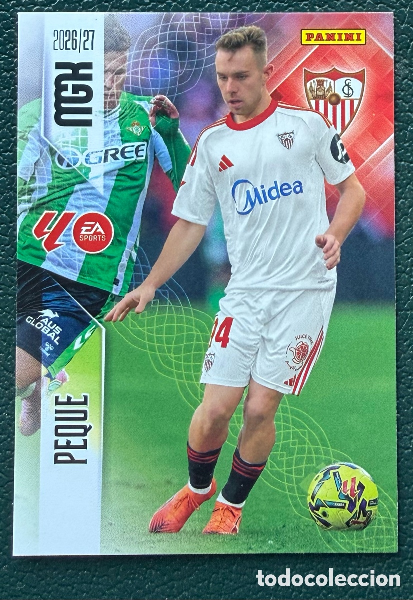Football Stickers: 339 PEQUE SEVILLA FC FICHAS ALBUM MEGACRACKS 2026 2027 MGK 26 27