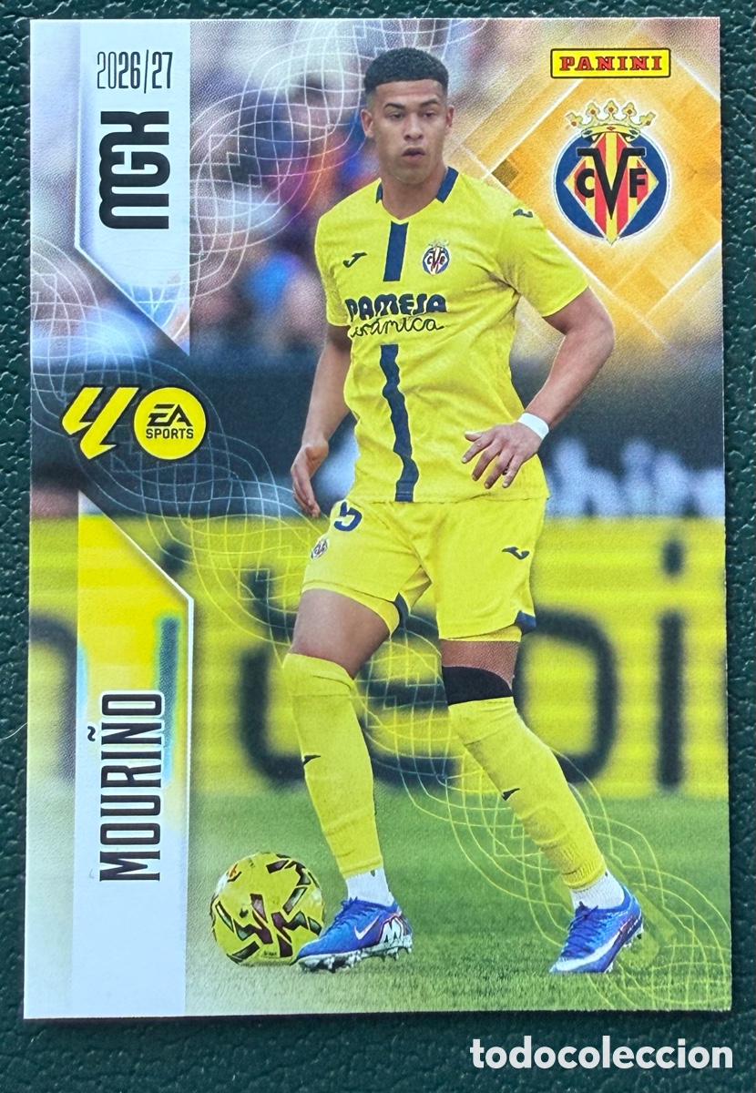 Cromos de Futebol: 364 MOURI&Ntilde;O VILLARREAL CF FICHAS ALBUM MEGACRACKS 2026 2027 MGK 26 27