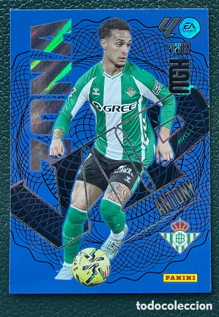 Figurine di Calcio: 388 ANTONY REAL BETIS ZONA VIP FICHAS ALBUM MEGACRACKS 2026 2027 MGK 26 27
