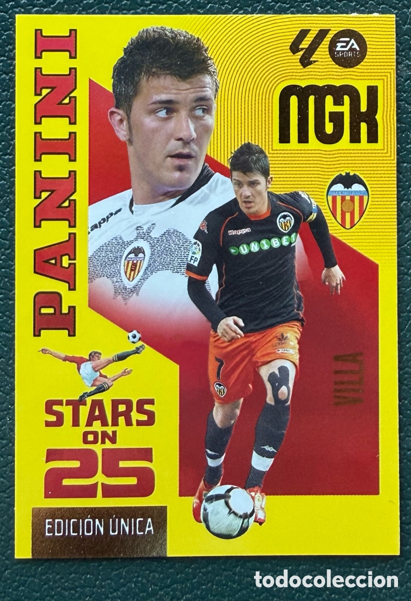 Cromos de Futebol: 435 VILLA VALENCIA CF STARS ON 25 FICHAS ALBUM MEGACRACKS 2026 2027 MGK 26 27