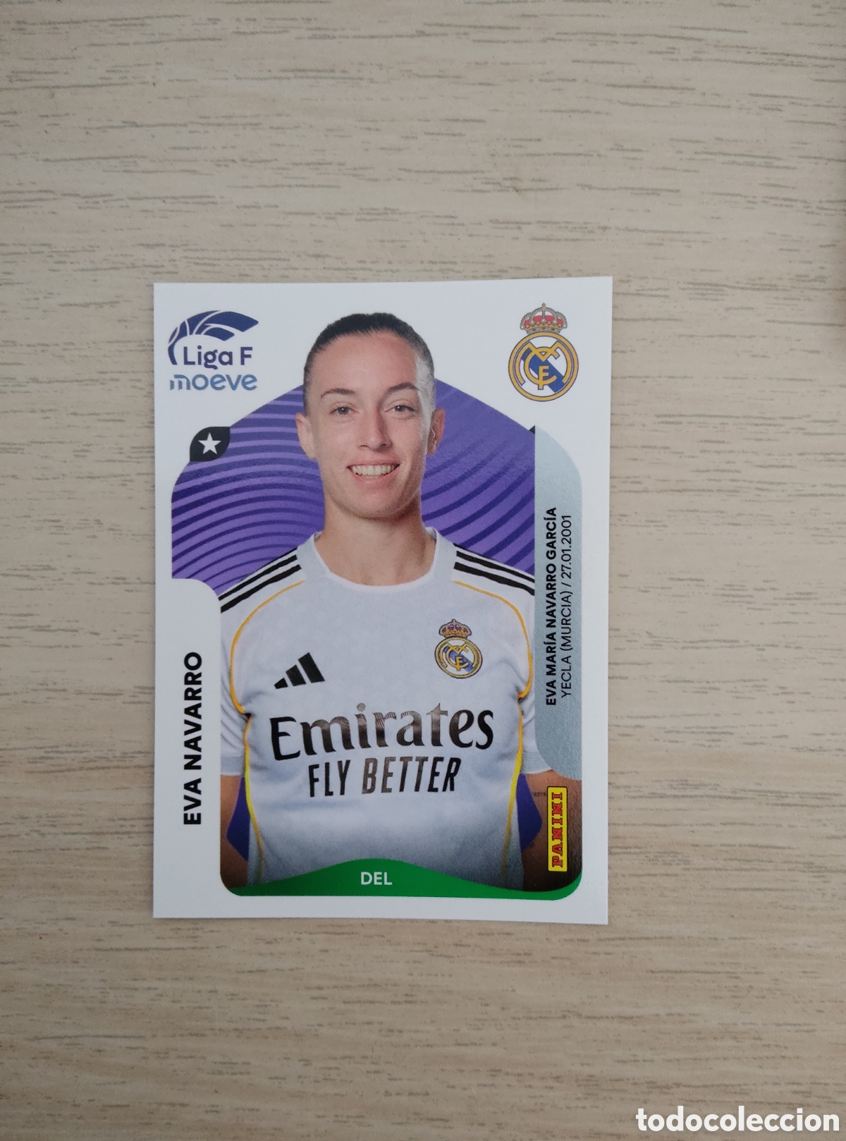Cromos de f&uacute;tbol: 278 EVA NAVARRO REAL MADRID LIGA F 2025 2026