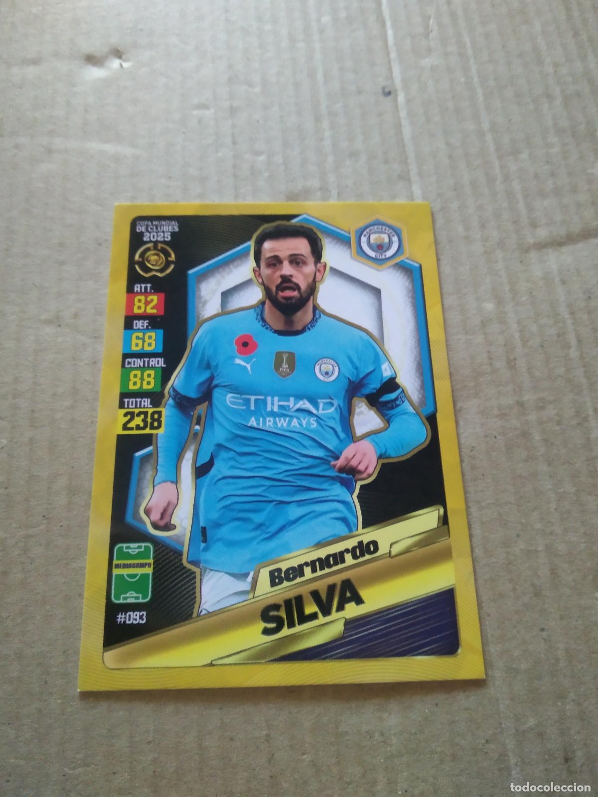 Cromos de f&uacute;tbol: 93 BERNARDO SILVA MANCHESTER CITY CROMO FUTBOL GOL PUBLICACIONES MUNDIAL DE CLUBES 2025