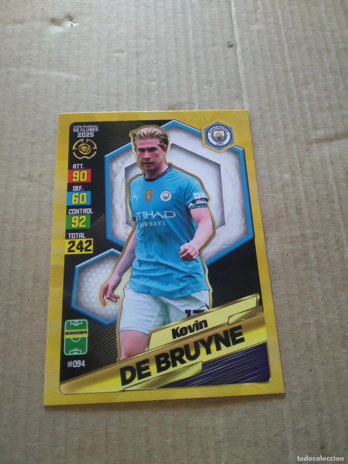 Cromos de f&uacute;tbol: 94 DE BRUYNE MANCHESTER CITY CROMO FUTBOL GOL PUBLICACIONES MUNDIAL DE CLUBES 2025
