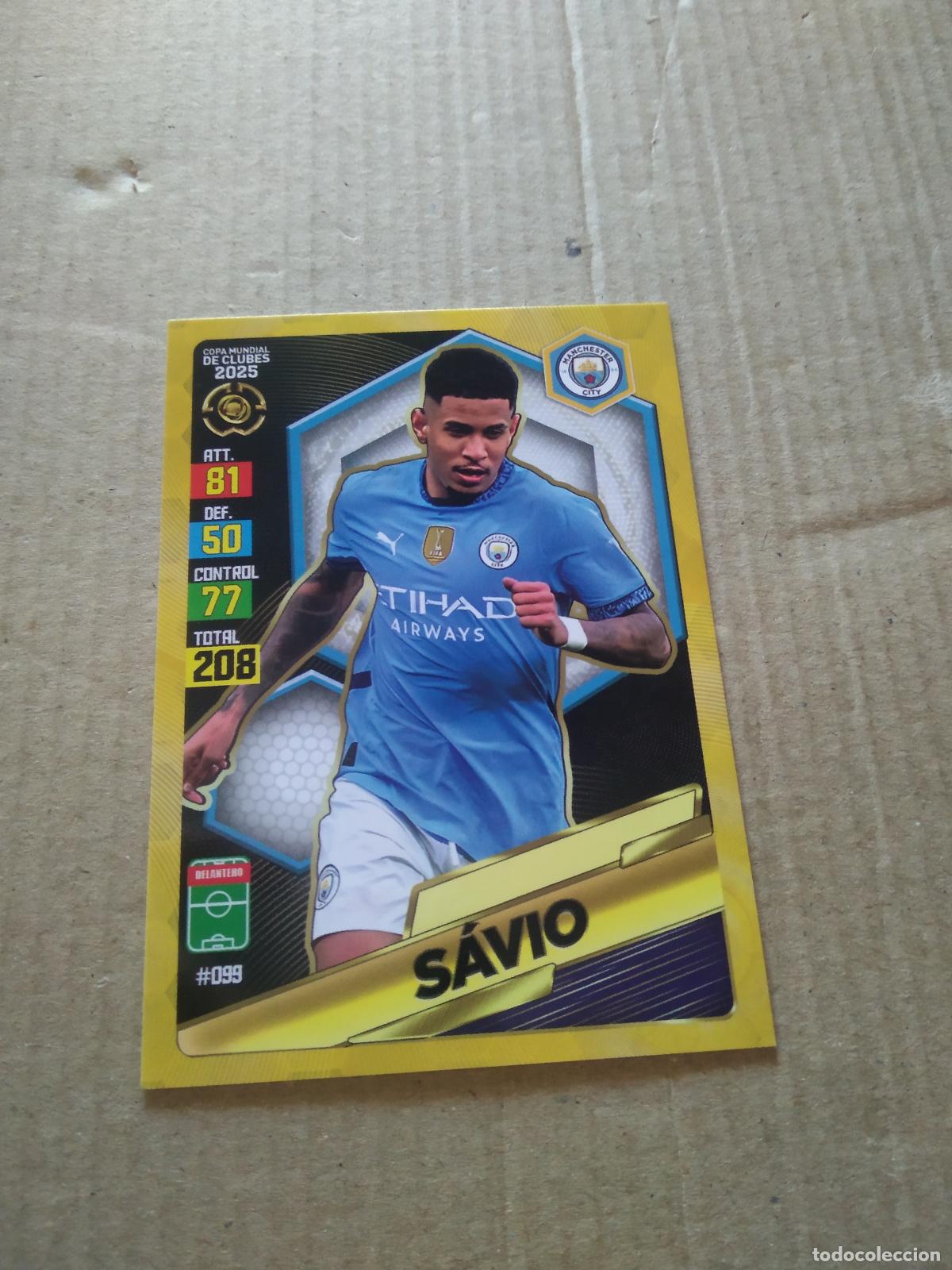 Cromos de f&uacute;tbol: 99 SAVIO MANCHESTER CITY CROMO FUTBOL GOL PUBLICACIONES MUNDIAL DE CLUBES 2025