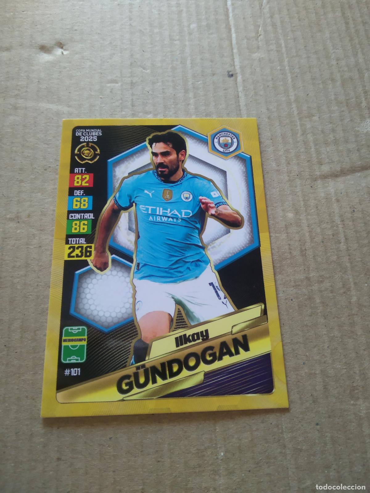 Cromos de f&uacute;tbol: 101 GUNDOGAN MANCHESTER CITY CROMO FUTBOL GOL PUBLICACIONES MUNDIAL DE CLUBES 2025