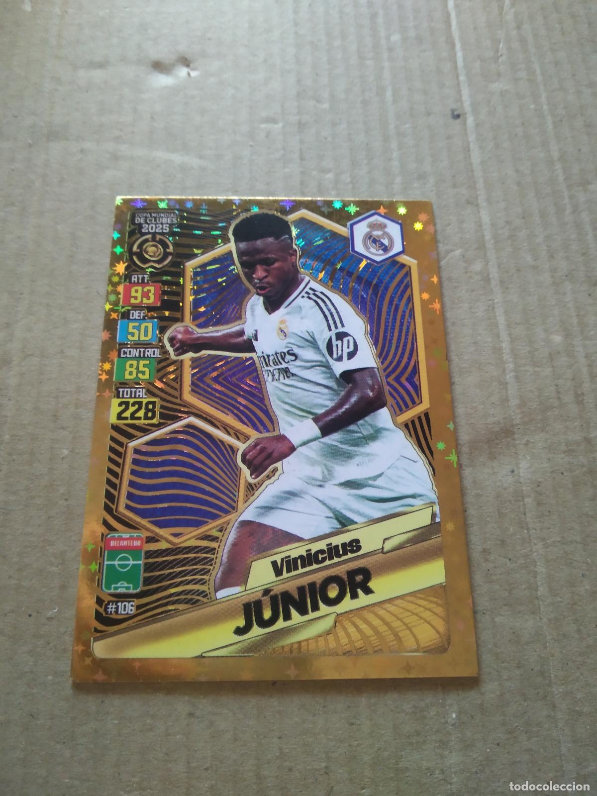 Cromos de f&uacute;tbol: 106 VINICIUS REAL MADRID CROMO FUTBOL GOL PUBLICACIONES MUNDIAL DE CLUBES 2025