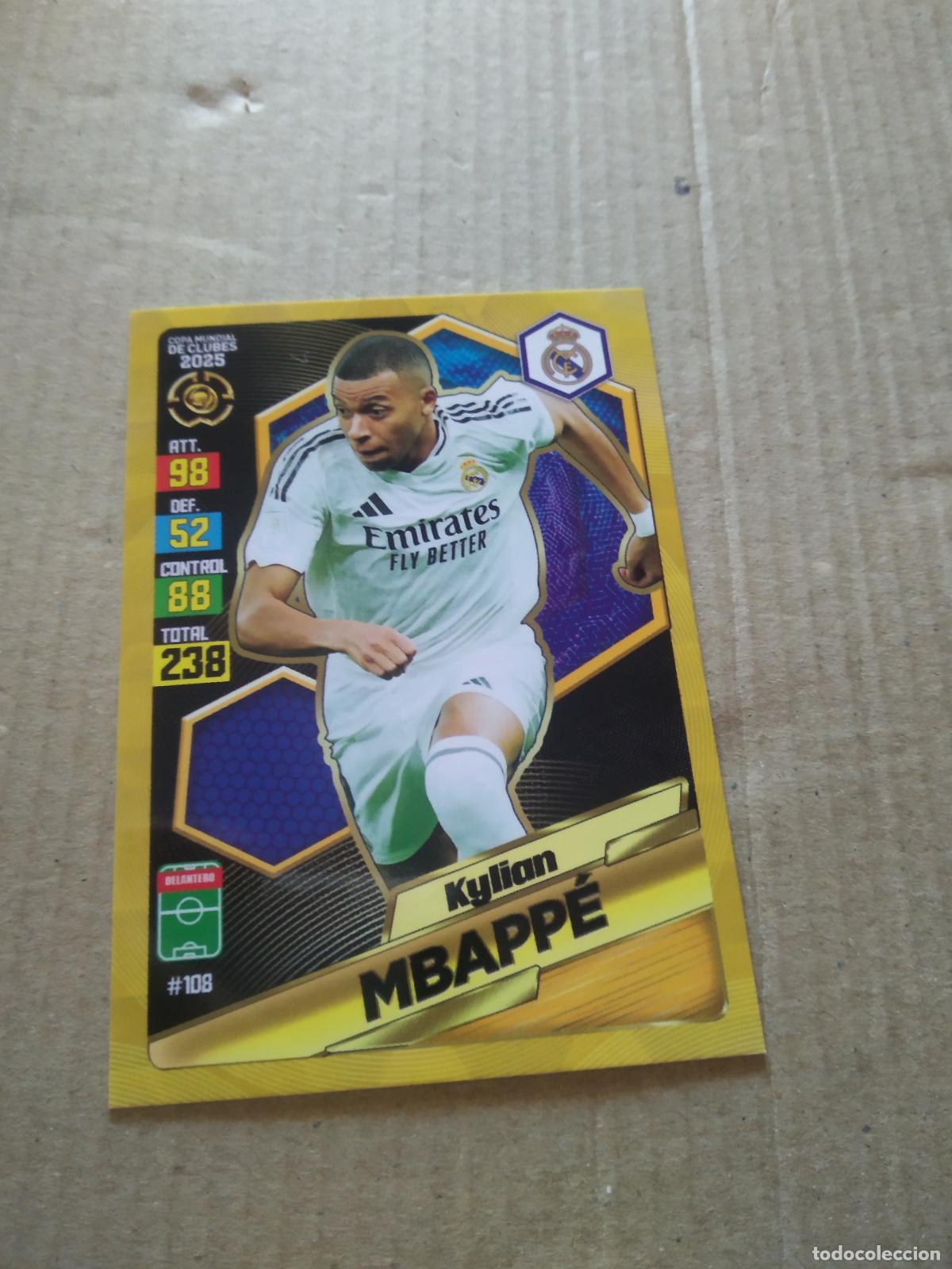 Cromos de f&uacute;tbol: 108 MBAPPE REAL MADRID CROMO FUTBOL GOL PUBLICACIONES MUNDIAL DE CLUBES 2025