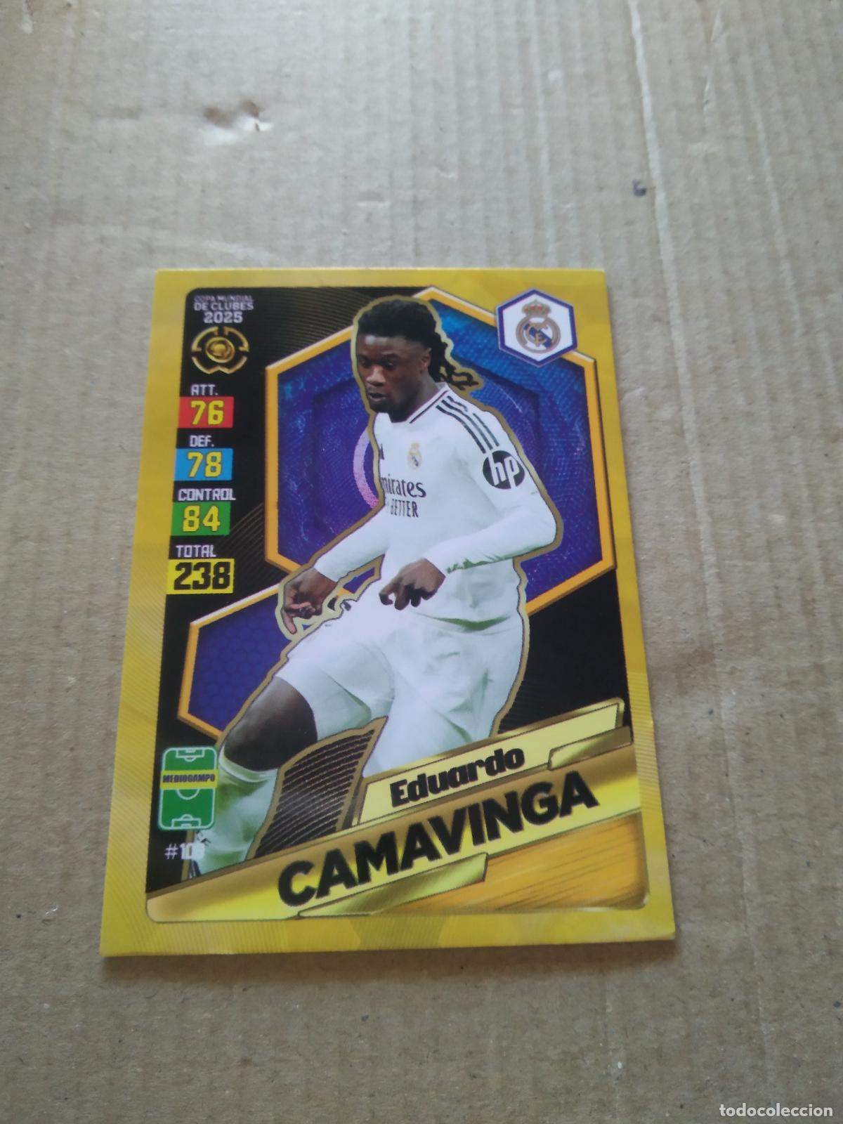 Cromos de f&uacute;tbol: 109 CAMAVINGA REAL MADRID CROMO FUTBOL GOL PUBLICACIONES MUNDIAL DE CLUBES 2025
