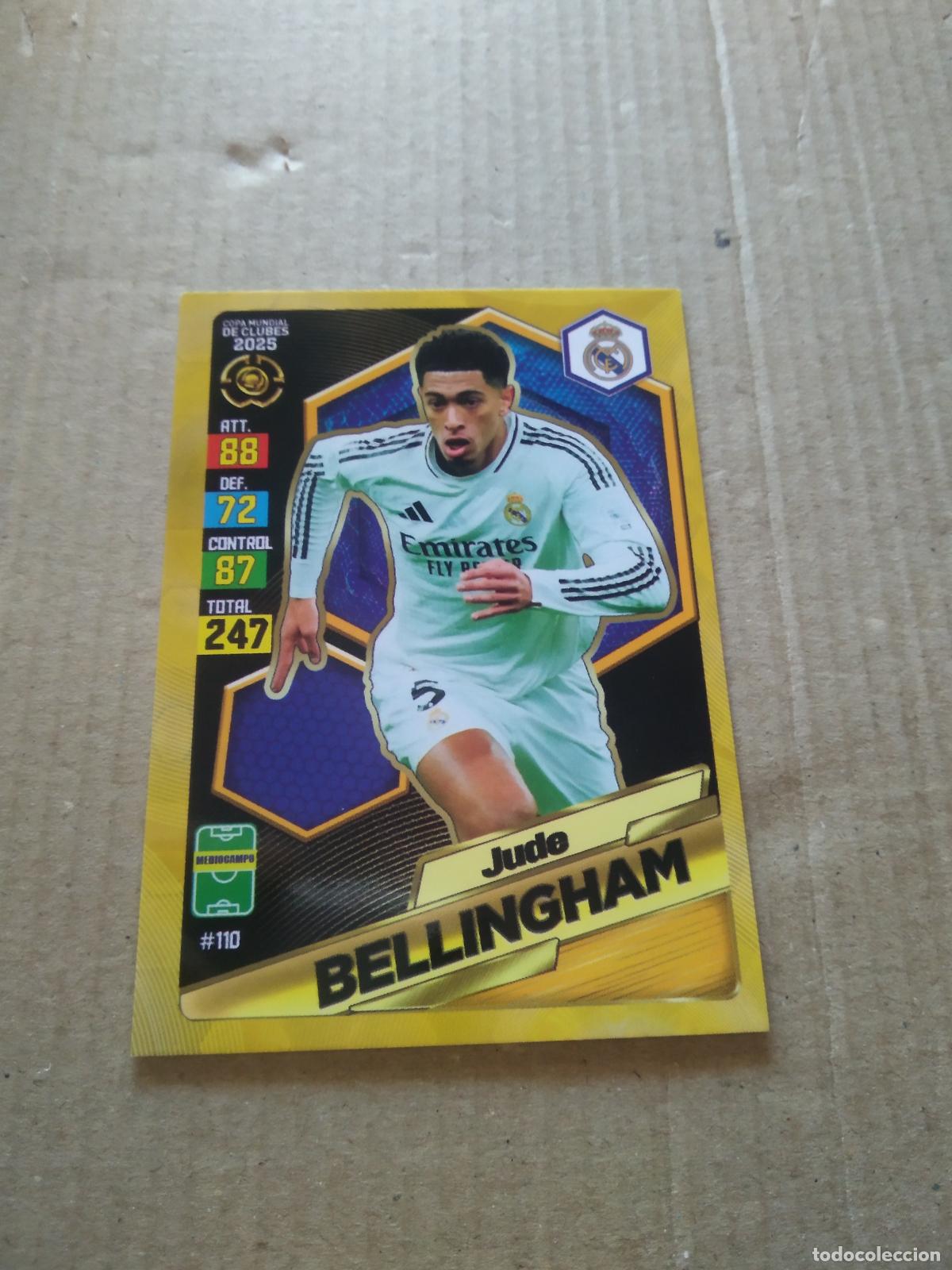Cromos de f&uacute;tbol: 110 BELLINGHAM REAL MADRID CROMO FUTBOL GOL PUBLICACIONES MUNDIAL DE CLUBES 2025