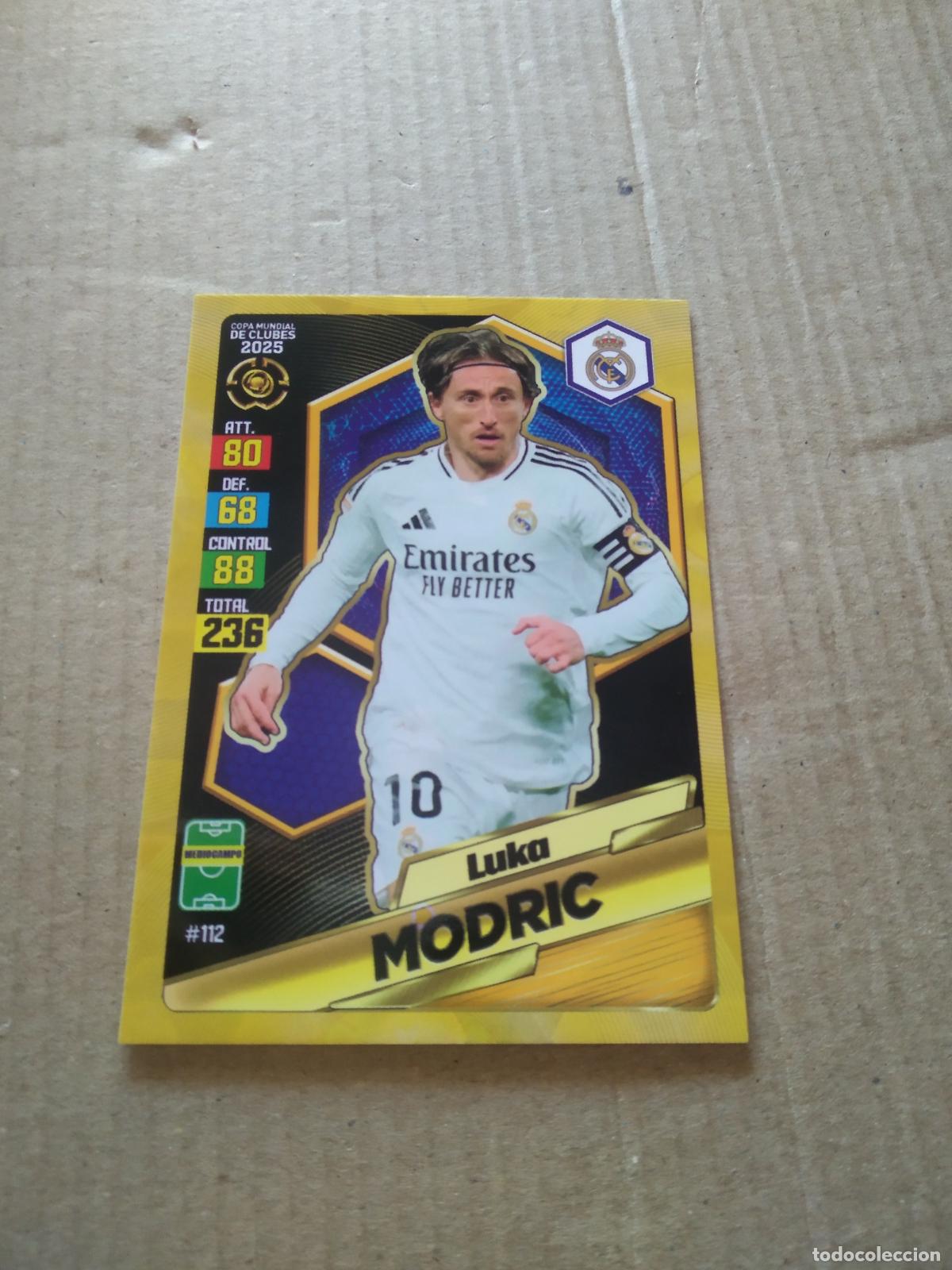 Cromos de f&uacute;tbol: 112 MODRIC REAL MADRID CROMO FUTBOL GOL PUBLICACIONES MUNDIAL DE CLUBES 2025
