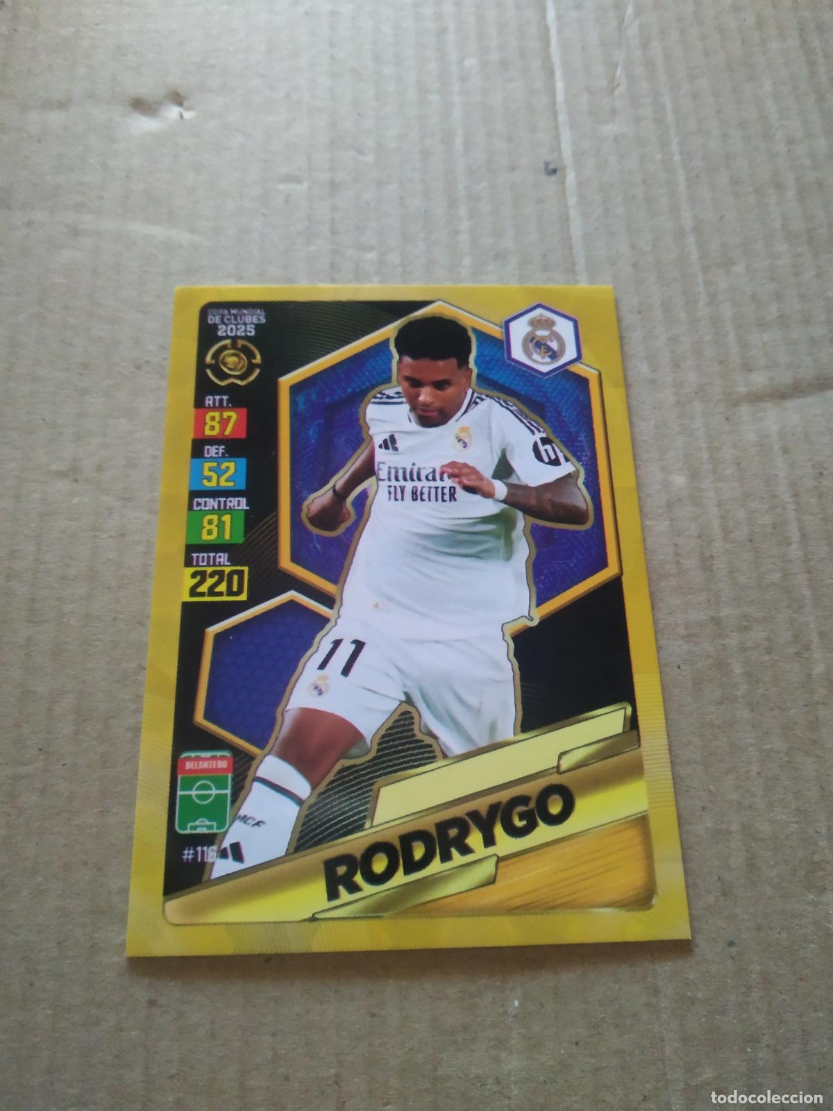 Cromos de f&uacute;tbol: 116 RODRYGO REAL MADRID CROMO FUTBOL GOL PUBLICACIONES MUNDIAL DE CLUBES 2025