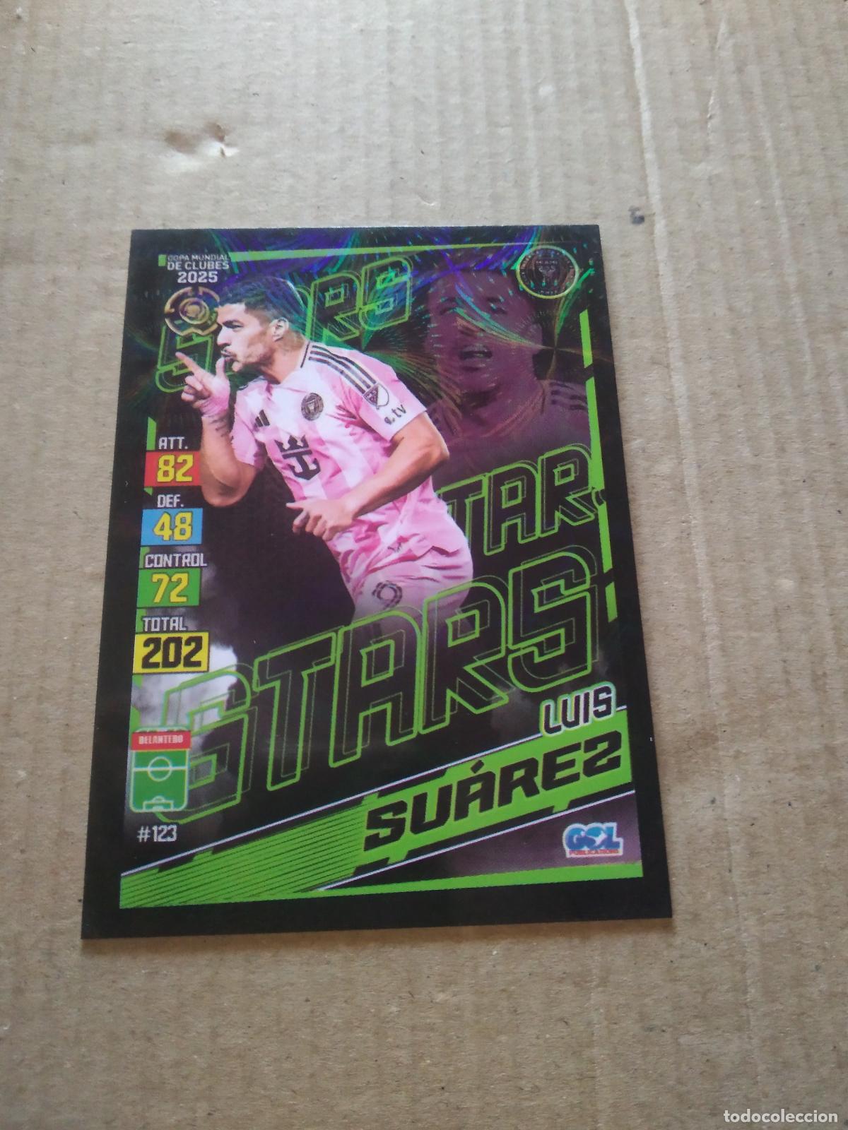 Cromos de f&uacute;tbol: 123 LUIS SUAREZ INTER MIAMI CROMO FUTBOL GOL PUBLICACIONES MUNDIAL DE CLUBES 2025
