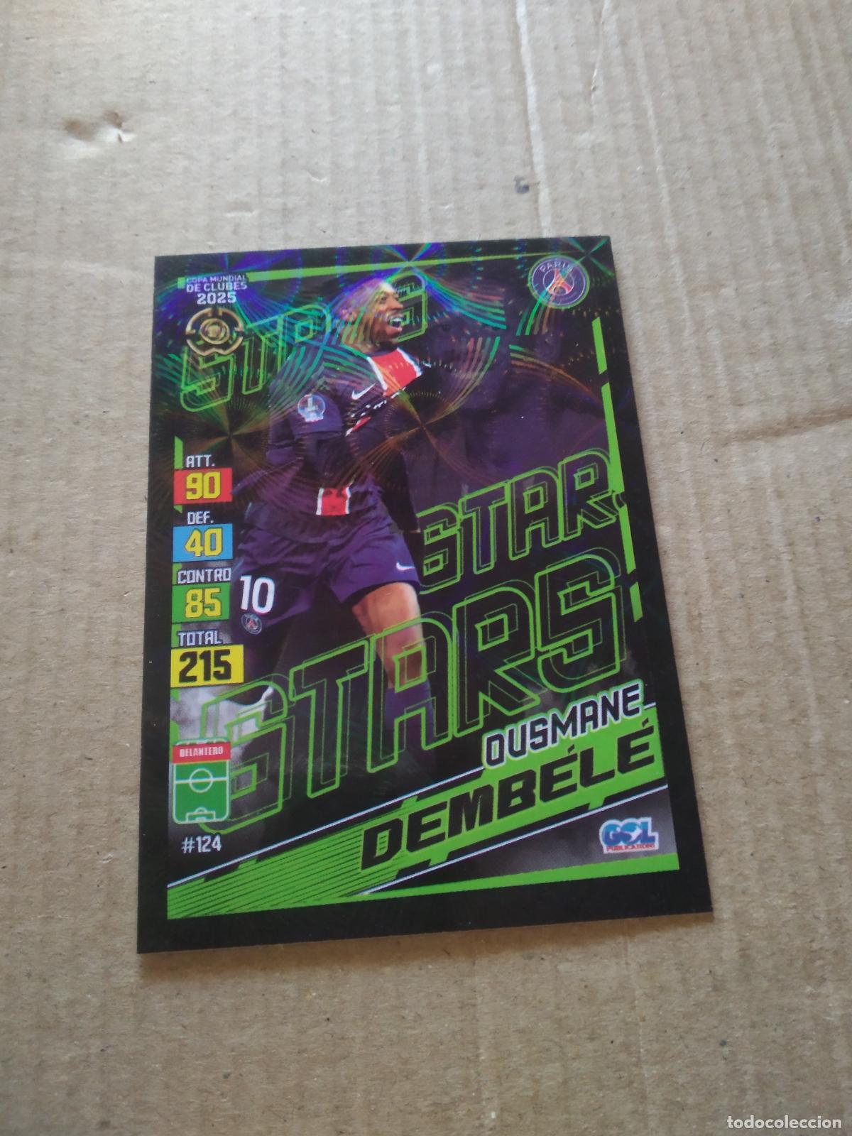 Cromos de f&uacute;tbol: 124 DEMBELE PARIS SAINT GERMAIN PSG CROMO FUTBOL GOL PUBLICACIONES MUNDIAL DE CLUBES 2025