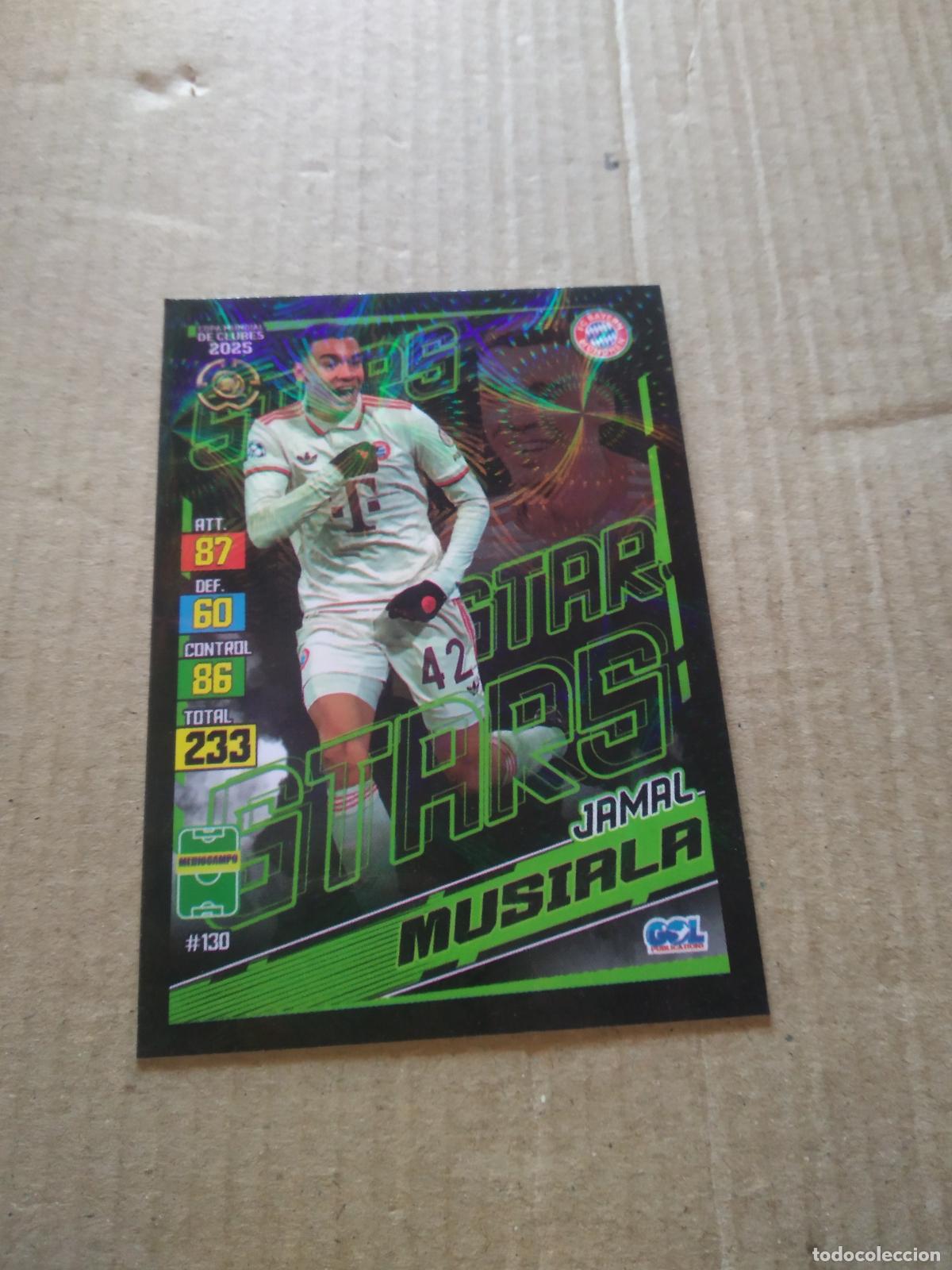 Cromos de f&uacute;tbol: 130 MUSIALA BAYERN MUNICH CROMO FUTBOL GOL PUBLICACIONES MUNDIAL DE CLUBES 2025