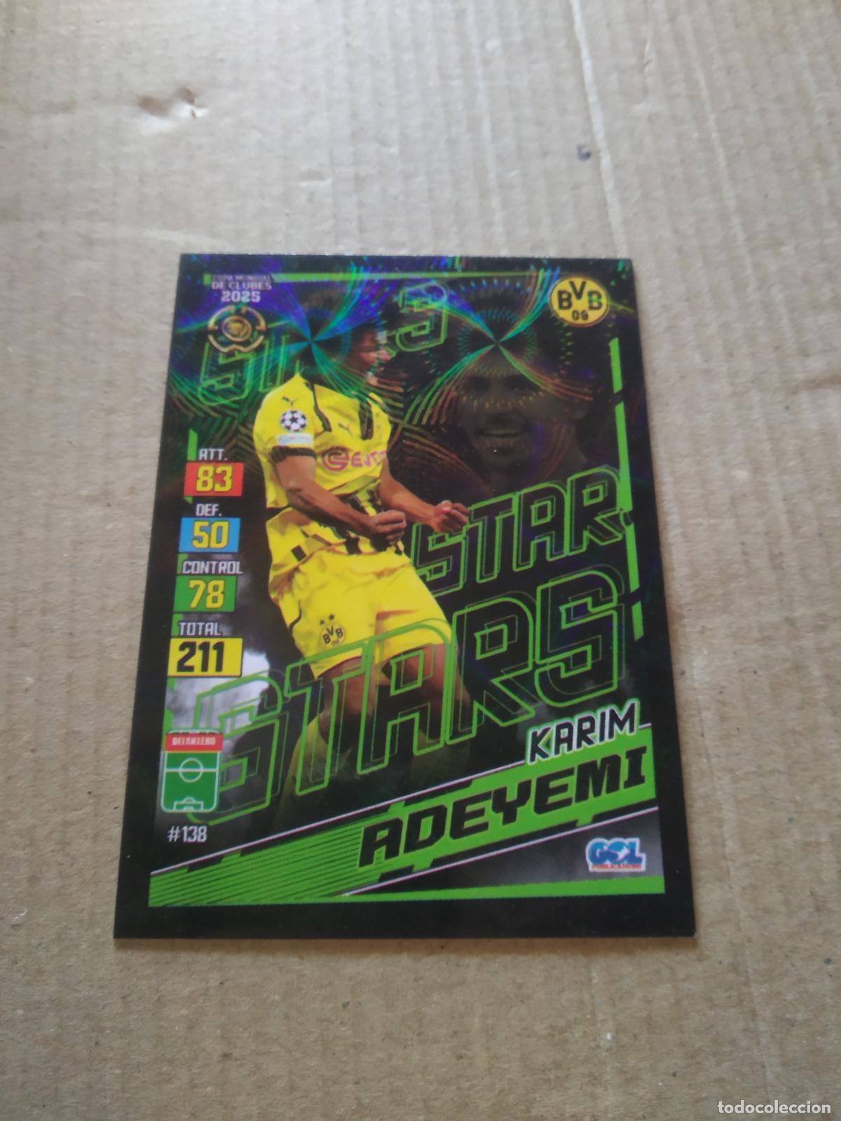 Cromos de f&uacute;tbol: 138 ADEYEMI BORUSSIA DORTMUND CROMO FUTBOL GOL PUBLICACIONES MUNDIAL DE CLUBES 2025