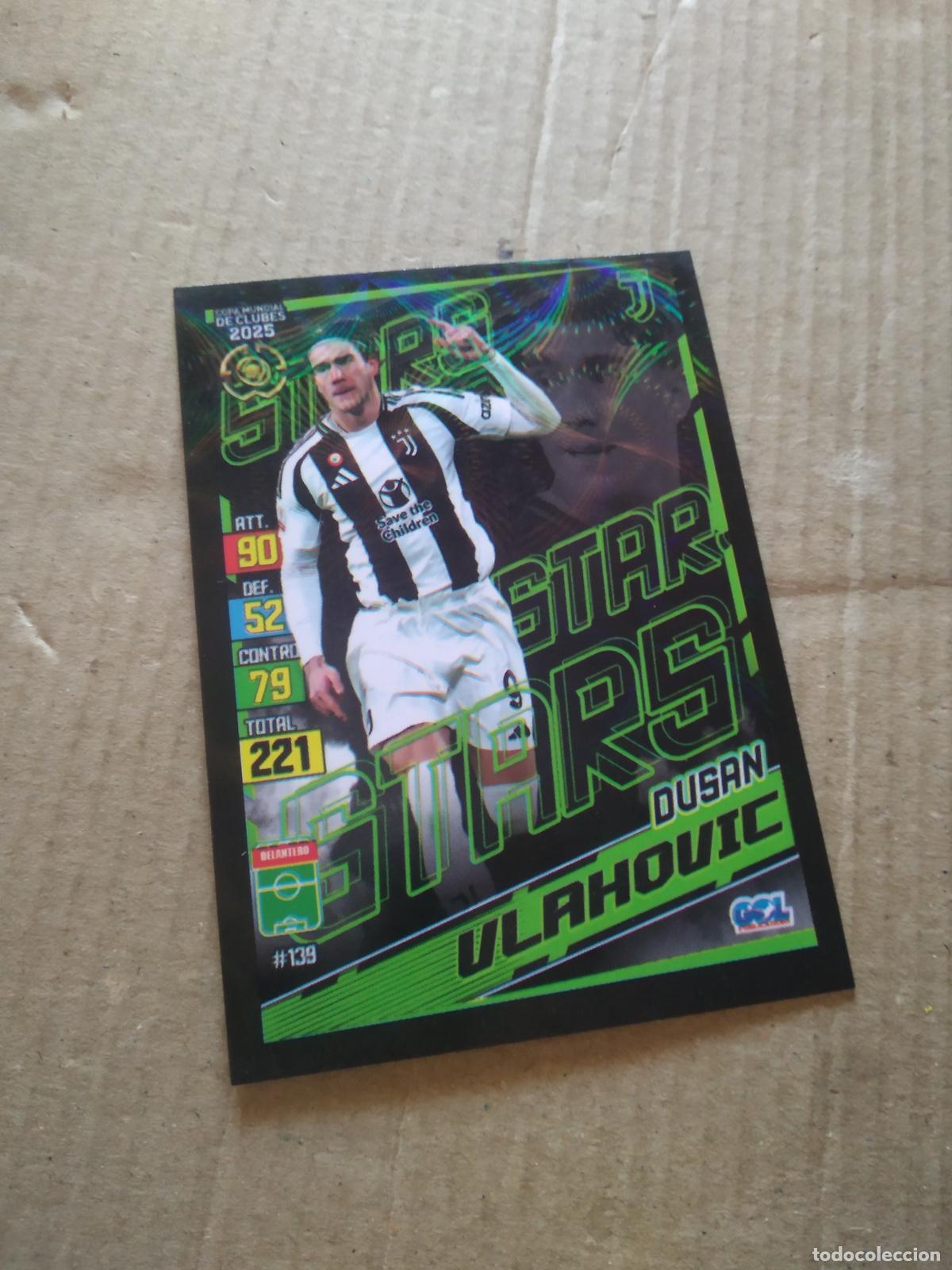 Cromos de f&uacute;tbol: 139 VLAHOVIC JUVENTUS TURIN CROMO FUTBOL GOL PUBLICACIONES MUNDIAL DE CLUBES 2025