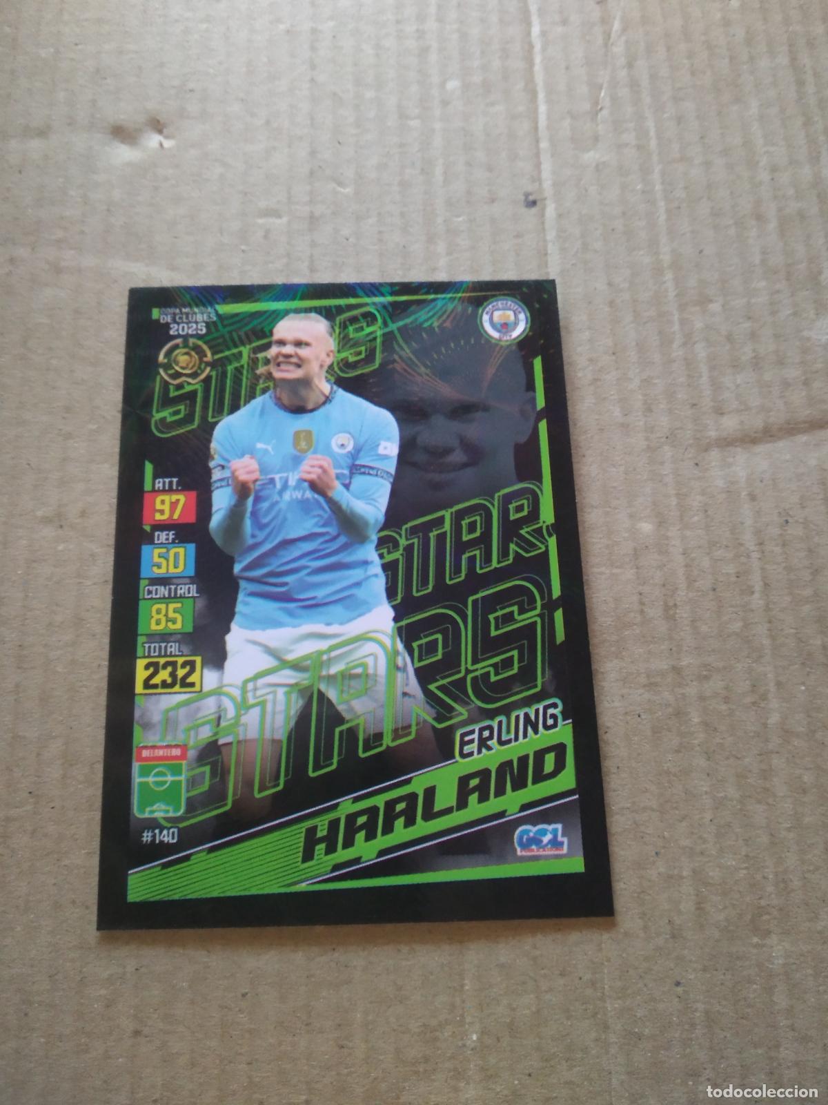 Cromos de f&uacute;tbol: 140 ERLING HAALAND MANCHESTER CITY CROMO FUTBOL GOL PUBLICACIONES MUNDIAL DE CLUBES 2025