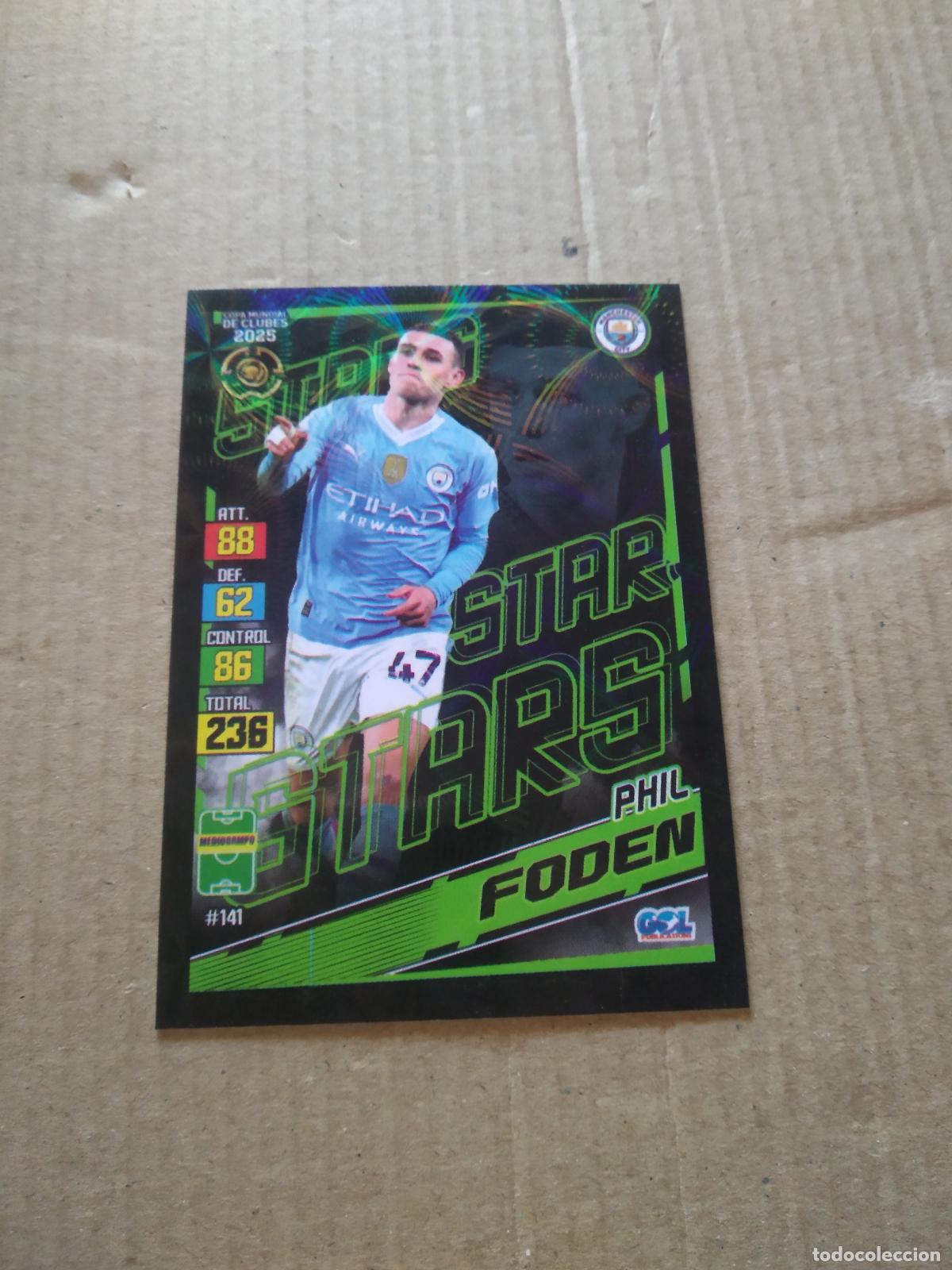 Cromos de f&uacute;tbol: 141 FODEN MANCHESTER CITY CROMO FUTBOL GOL PUBLICACIONES MUNDIAL DE CLUBES 2025