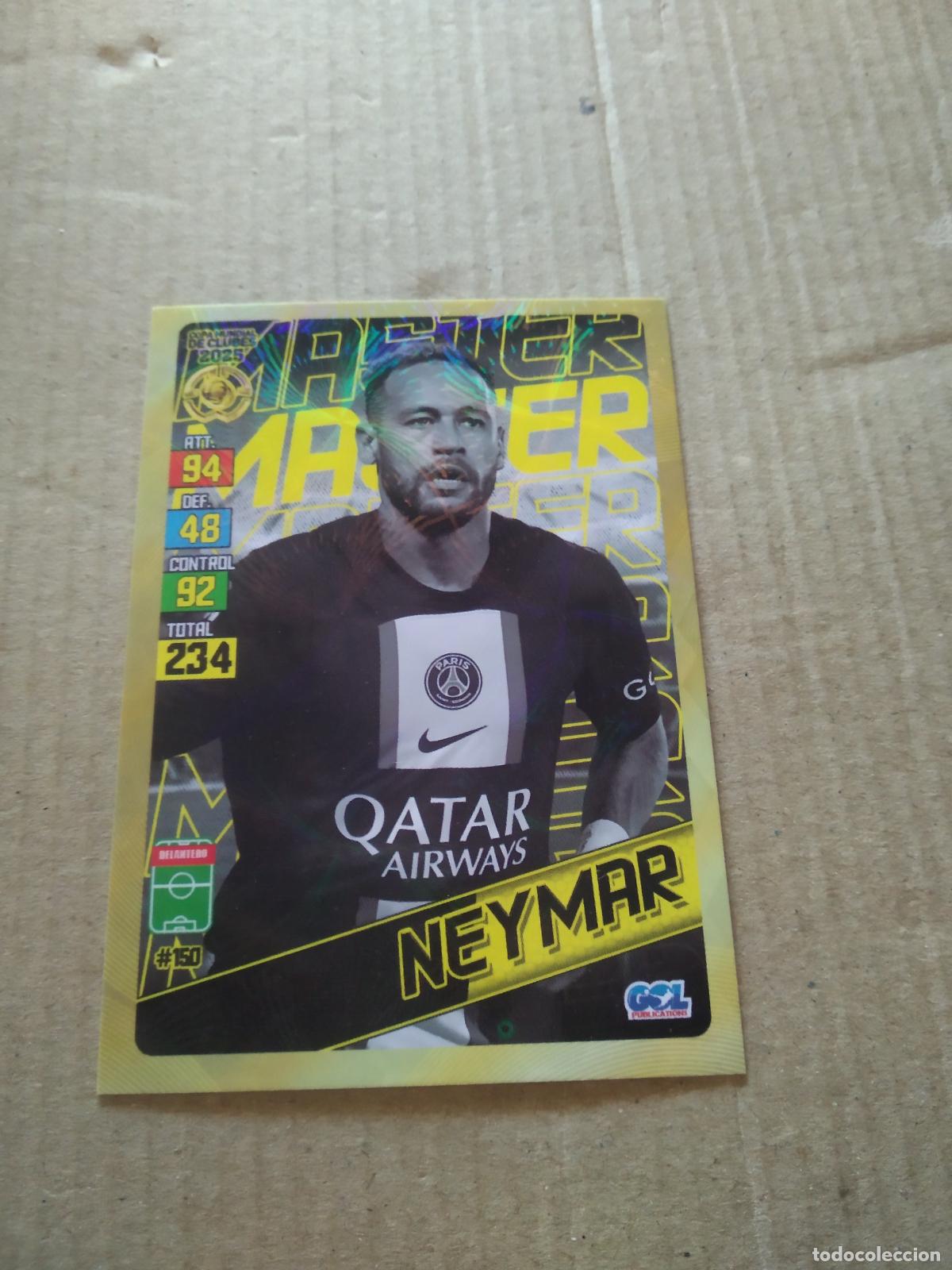 Football Stickers: 150 NEYMAR PARIS SAINT GERMAIN PSG CROMO FUTBOL GOL PUBLICACIONES MUNDIAL DE CLUBES 2025