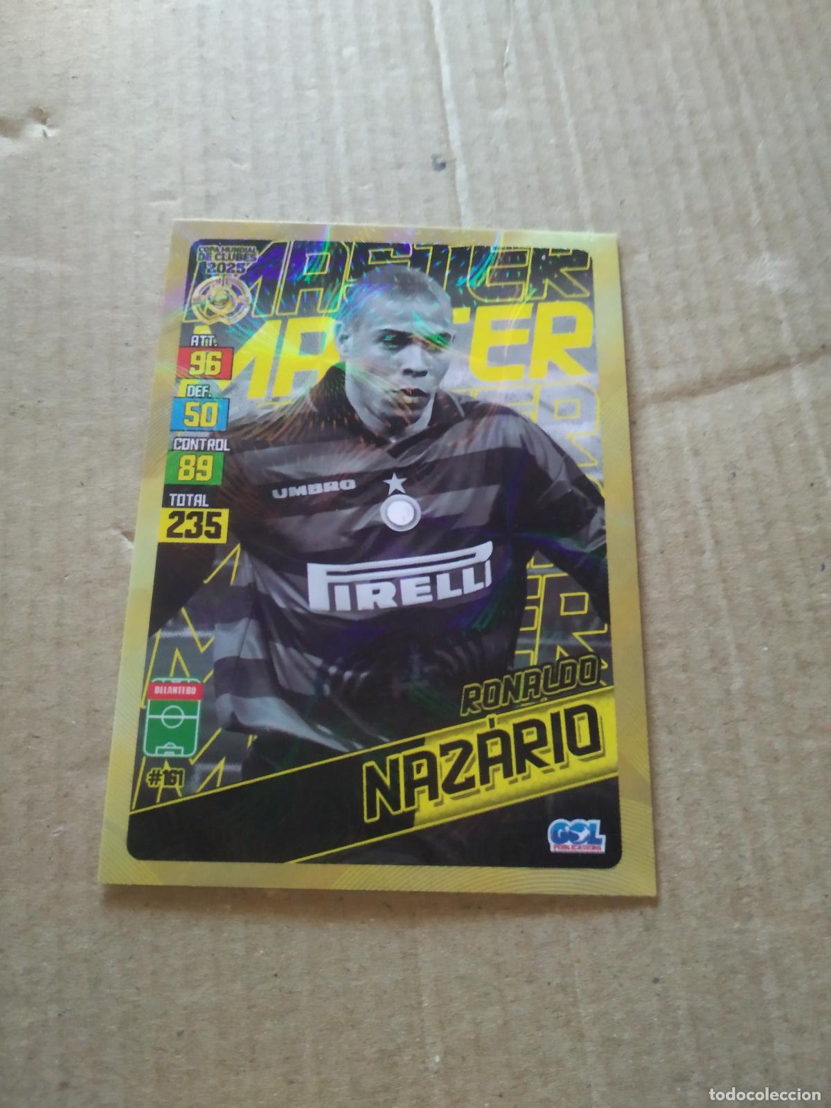 Cromos de f&uacute;tbol: 161 RONALDO INTER MILAN CROMO FUTBOL GOL PUBLICACIONES MUNDIAL DE CLUBES 2025