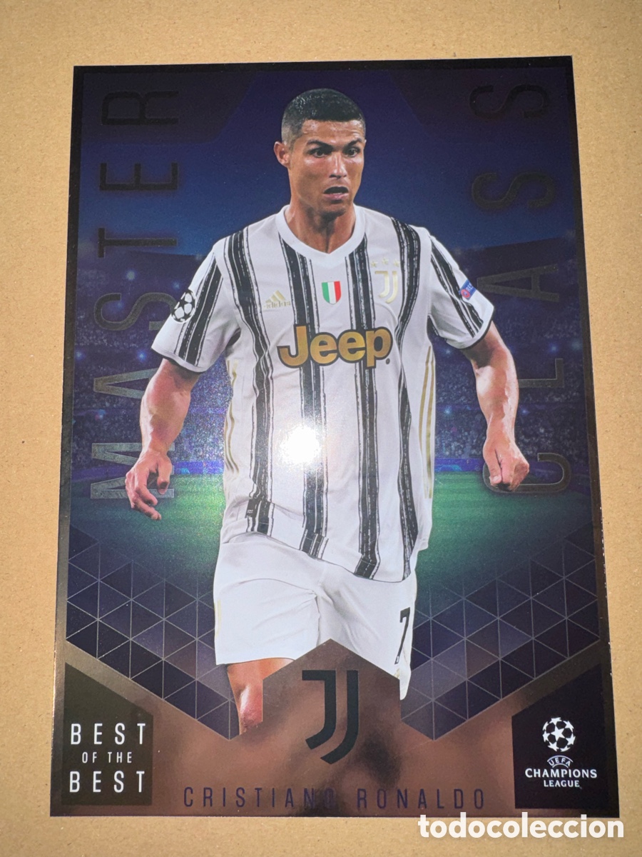 Cromos de f&uacute;tbol: Best of best champions league Topps 2020 2021 20 21 Master Class MC 3 Cristiano Ronaldo Juventus