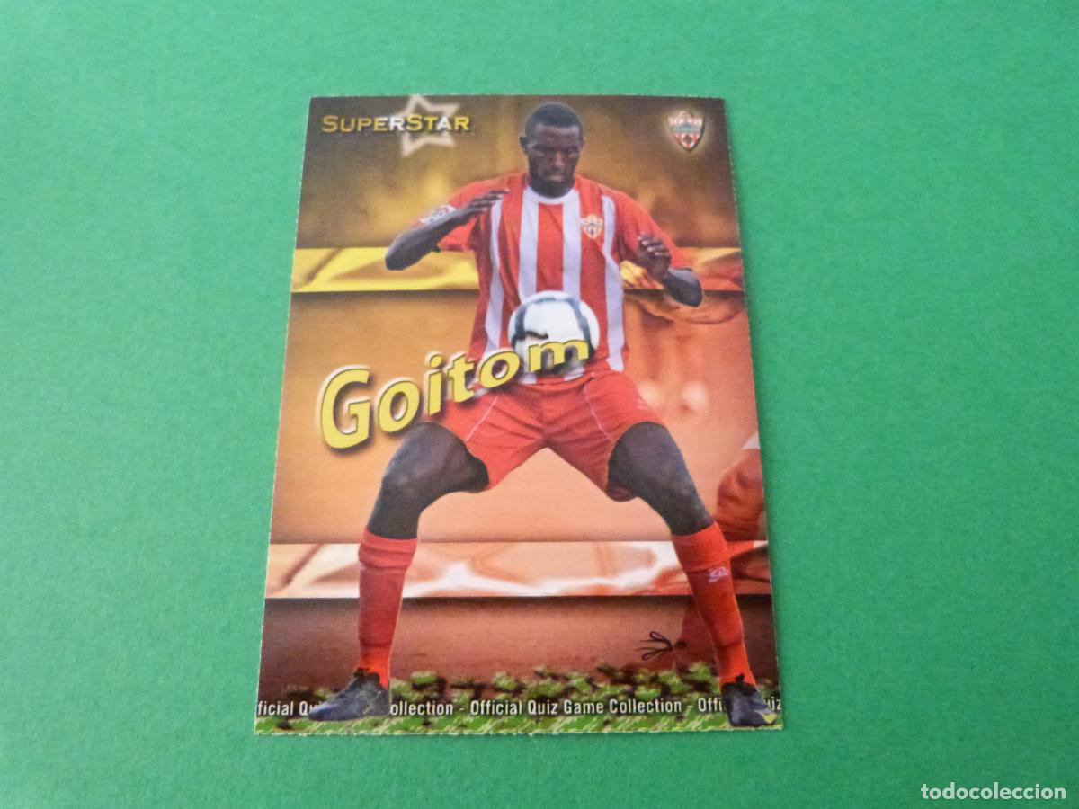 Cromos de f&uacute;tbol: TRADING CARD FUTBOL GOITOM U.D.ALMERIA N&ordm; 297 FICHAS LIGA MUNDICROMO 2009-2010/09-10