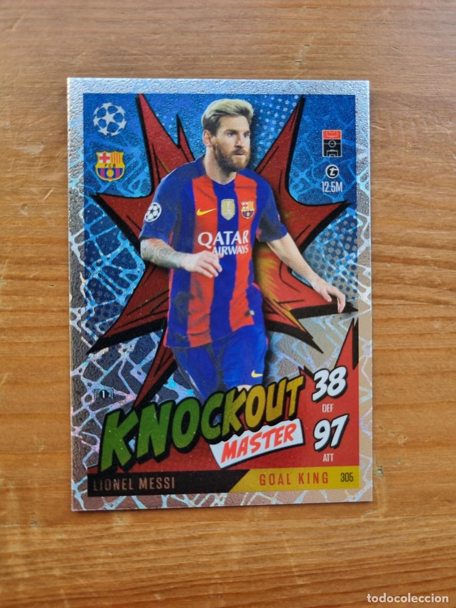Cromos de f&uacute;tbol: 305 Lionel MESSI (FC Barcelona) KNOCKOUT MASTER. Match Attax 2024 2025 24 25 (Topps)
