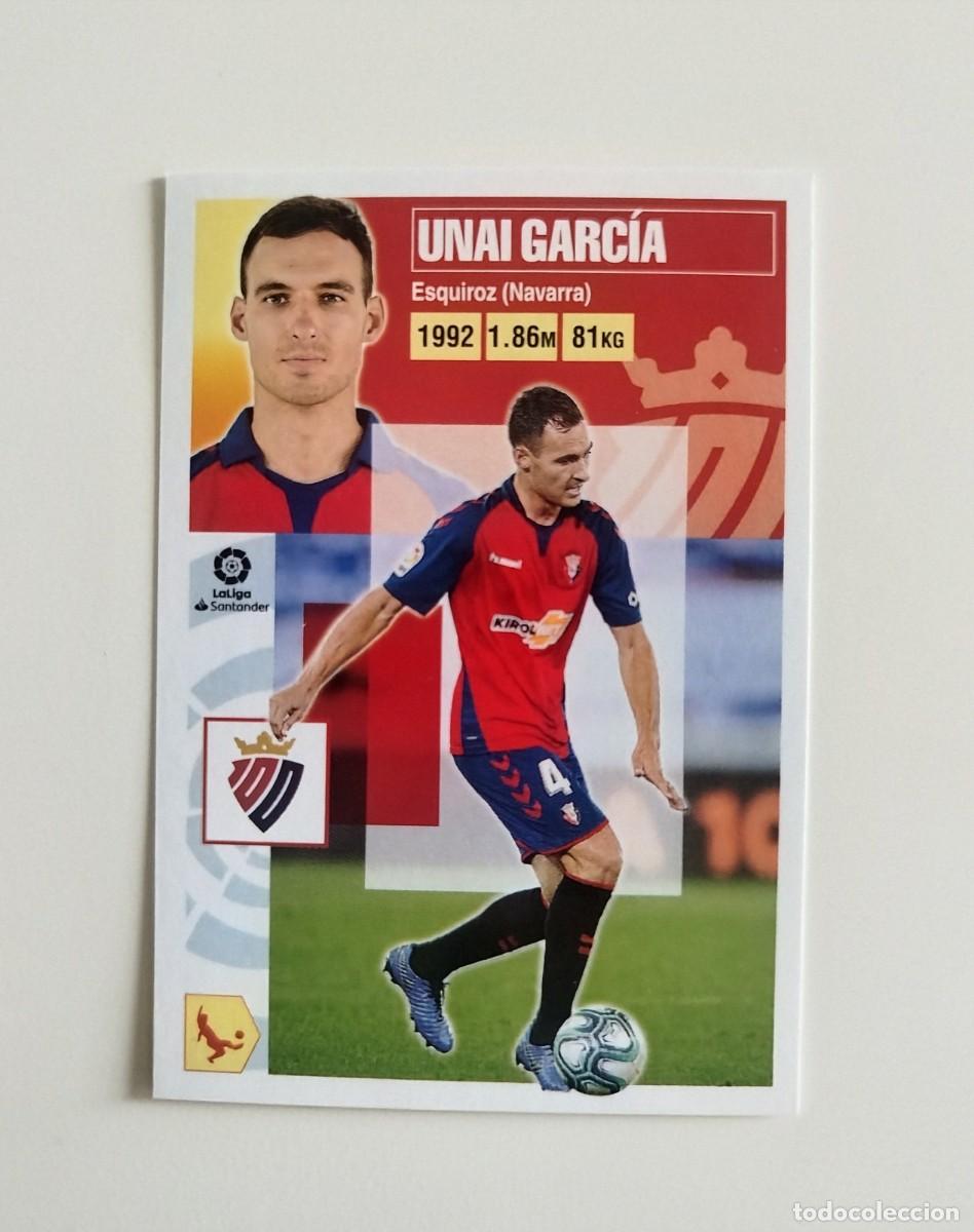 Cromos de f&uacute;tbol: Unai Garc&iacute;a 8 SIN PEGAR NUNCA PEGADO CA Osasuna Liga Ediciones Este 20 21 / 2020 2021