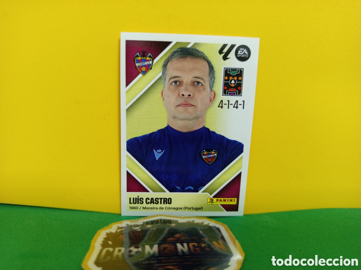 Cromos de f&uacute;tbol: ❇️ CROMO ⚽ LUIS CASTRO LEVANTE 2 LIGA 26 27 2026 2027 EDICIONES ESTE PANINI SIN PEGAR❇️