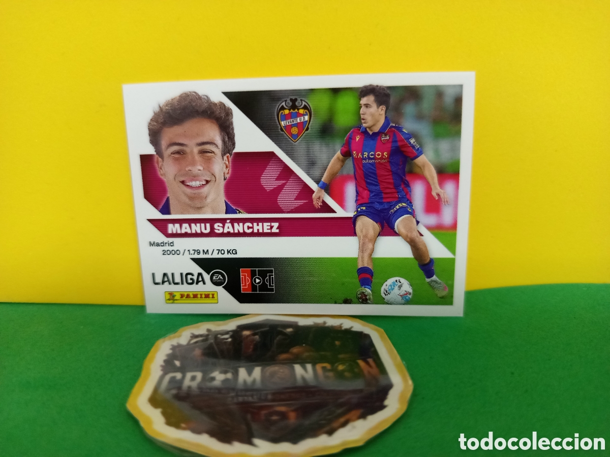 Cromos de f&uacute;tbol: ❇️ CROMO ⚽ MANU S&Aacute;NCHEZ LEVANTE LIGA 26 27 2026 2027 EDICIONES ESTE PANINI SIN PEGAR❇️