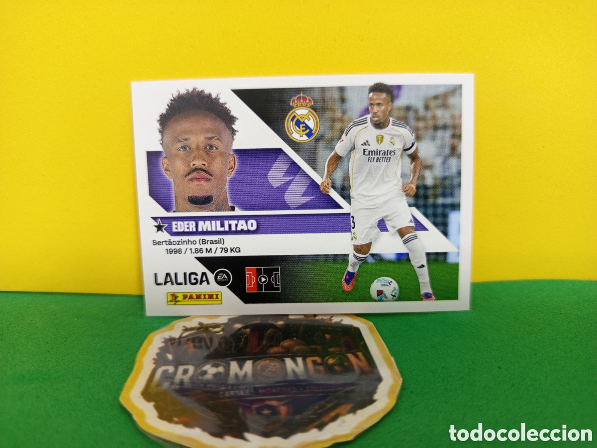 Cromos de f&uacute;tbol: ❇️ CROMO ⚽ MILITAO MADRID LIGA 26 27 2026 2027 EDICIONES ESTE PANINI SIN PEGAR❇️