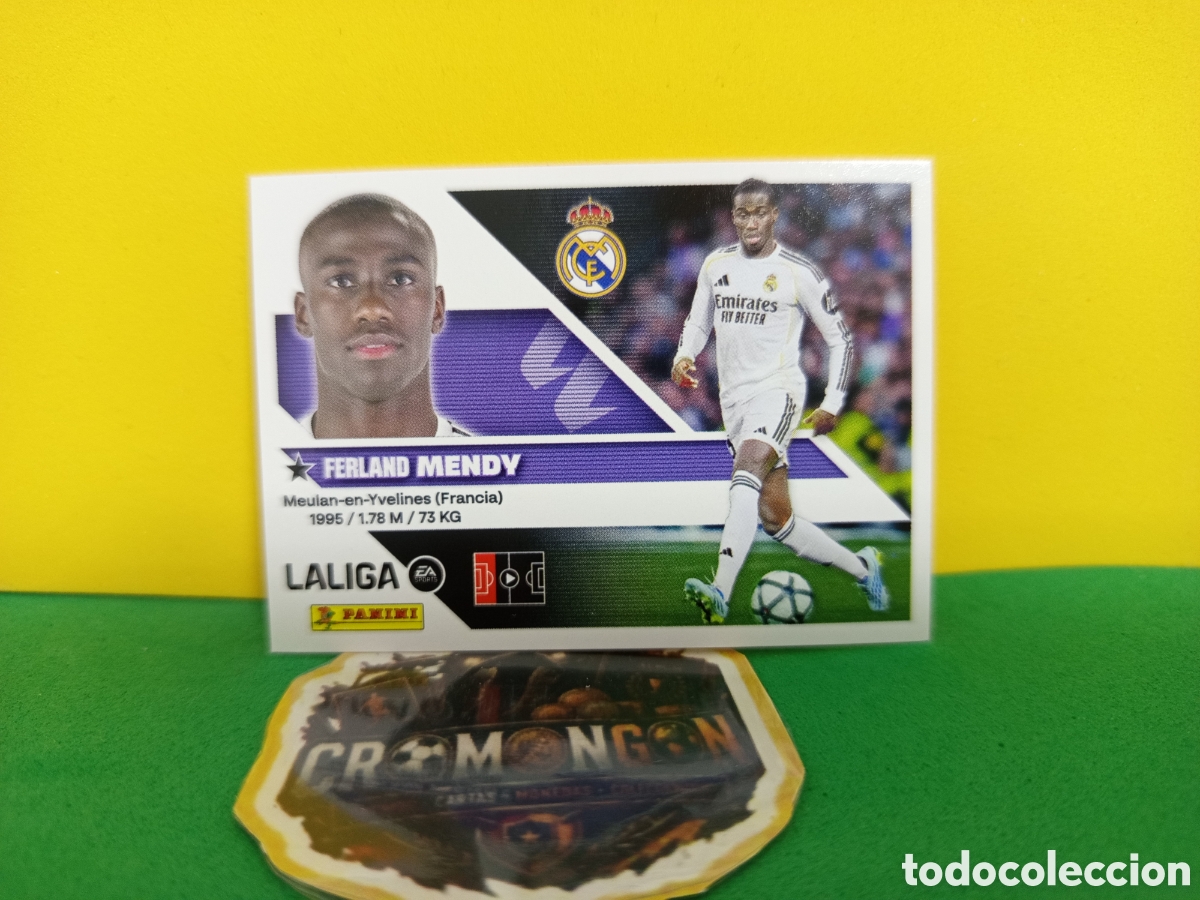 Cromos de f&uacute;tbol: ❇️ CROMO ⚽ MENDY MADRID LIGA 26 27 2026 2027 EDICIONES ESTE PANINI SIN PEGAR❇️