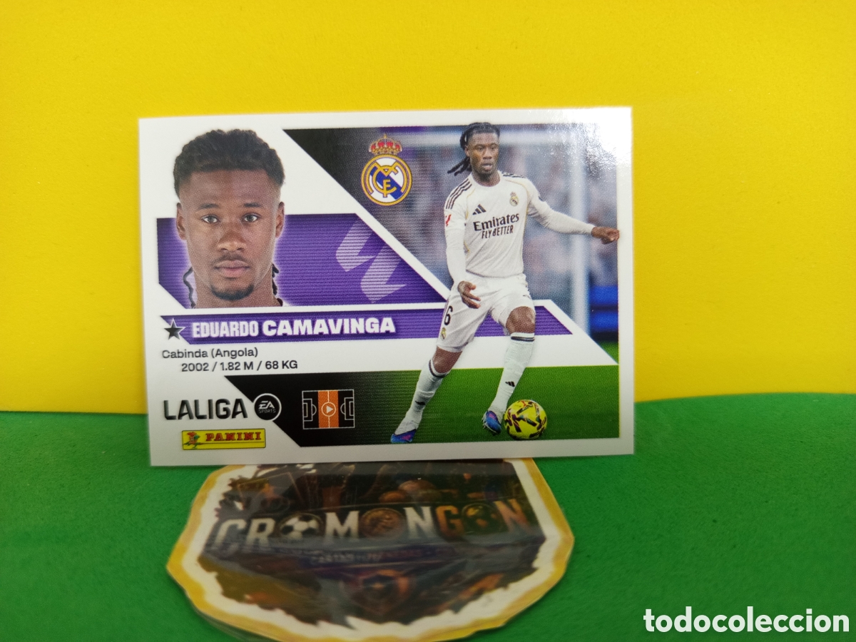 Cromos de f&uacute;tbol: ❇️ CROMO ⚽ CAMAVINGA MADRID LIGA 26 27 2026 2027 EDICIONES ESTE PANINI SIN PEGAR❇️